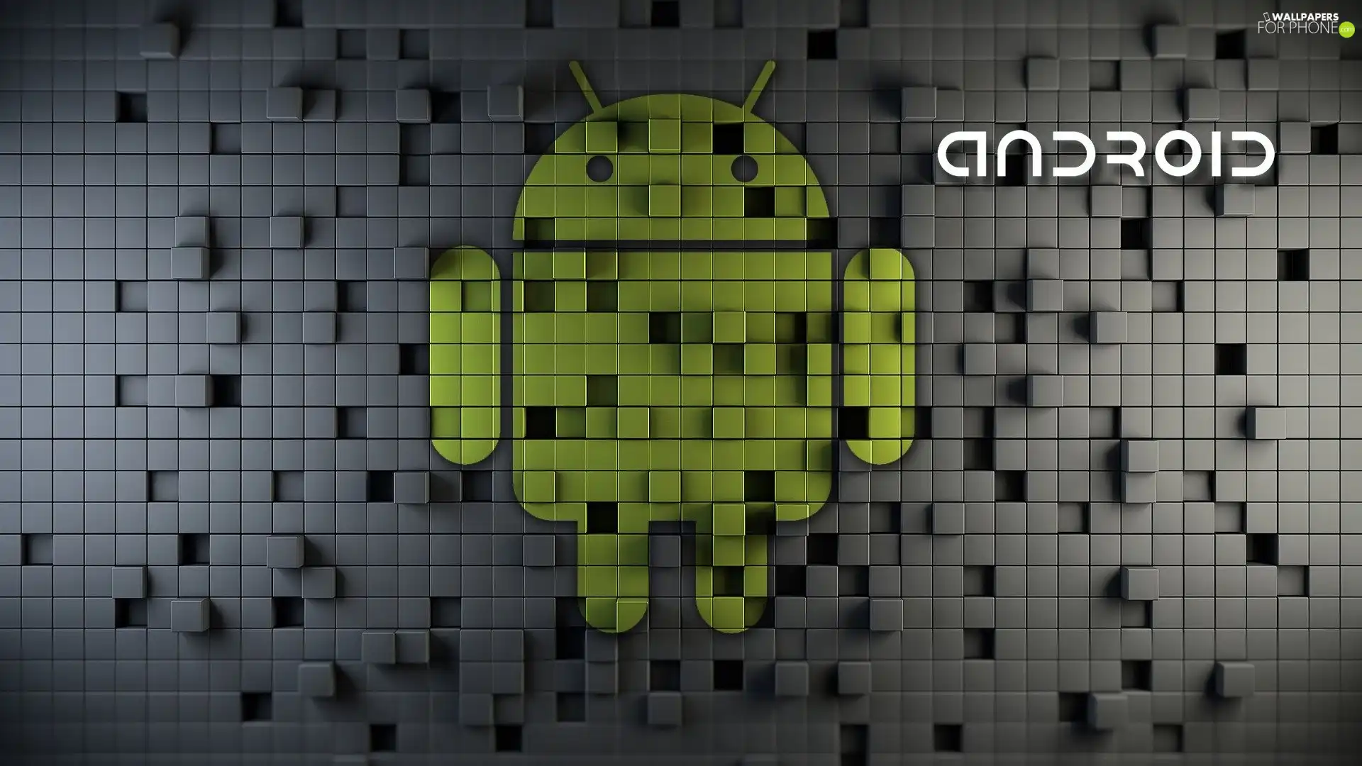 logo, Android, 3D