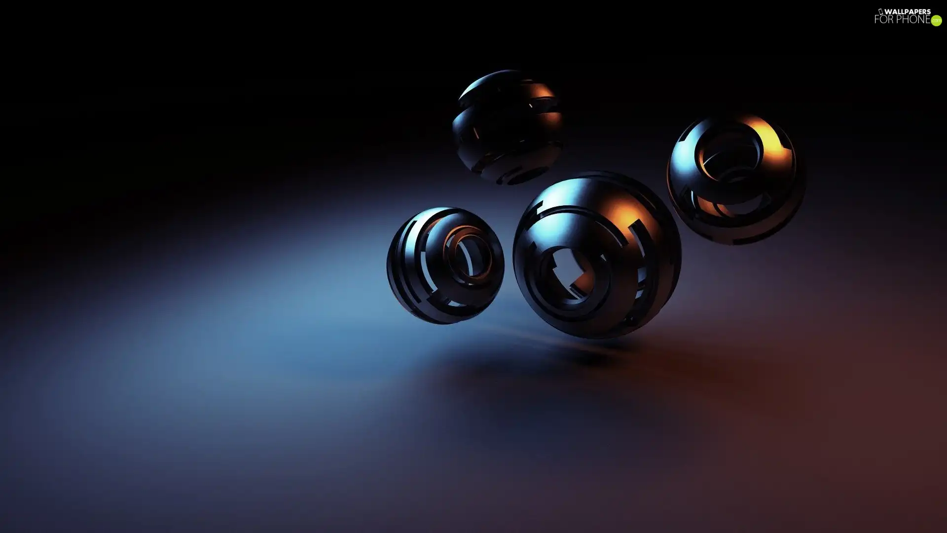 3D, Black, M&Ms balls
