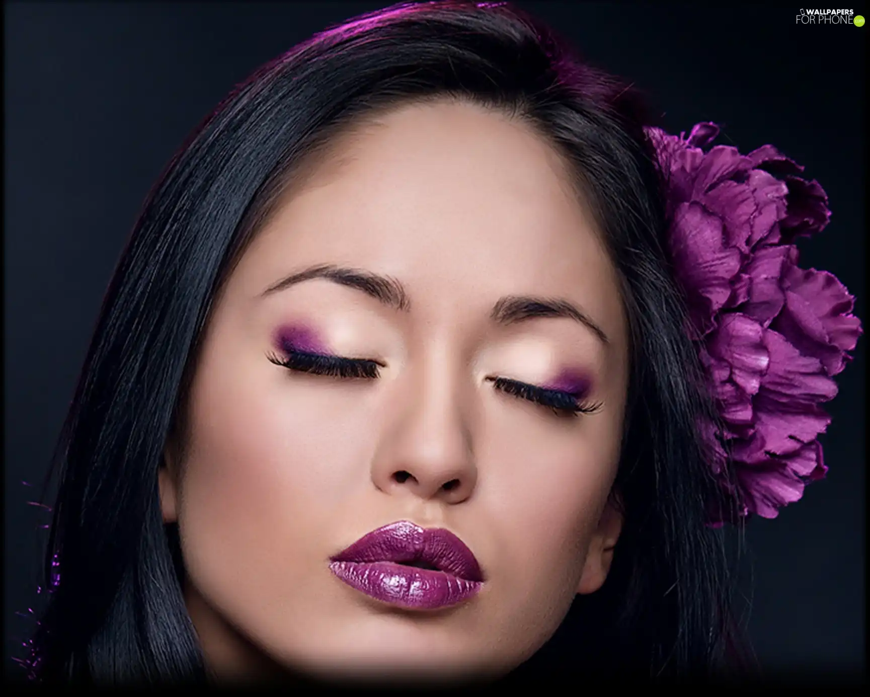 Flower, Women, make-up