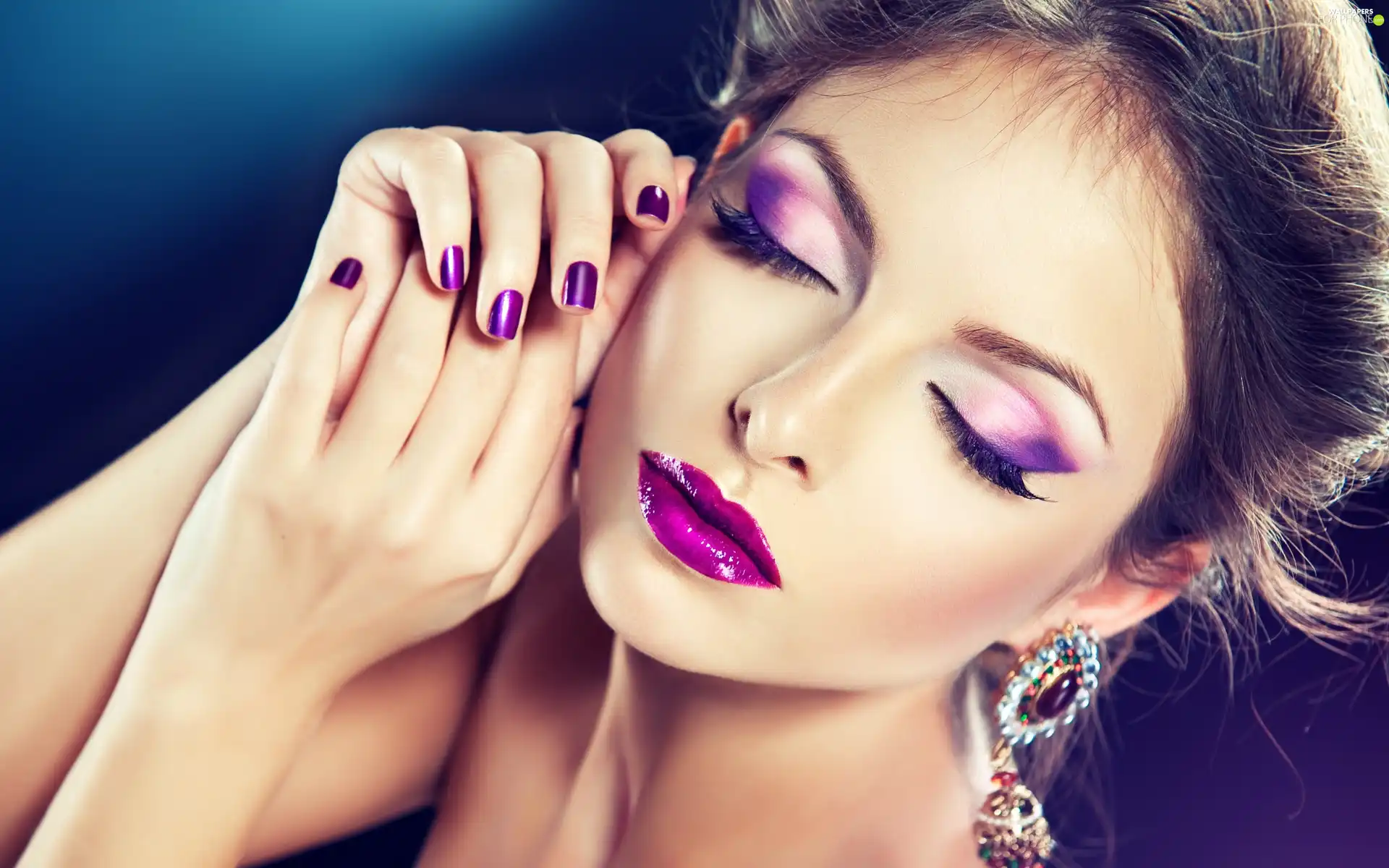 hands, Women, make-up