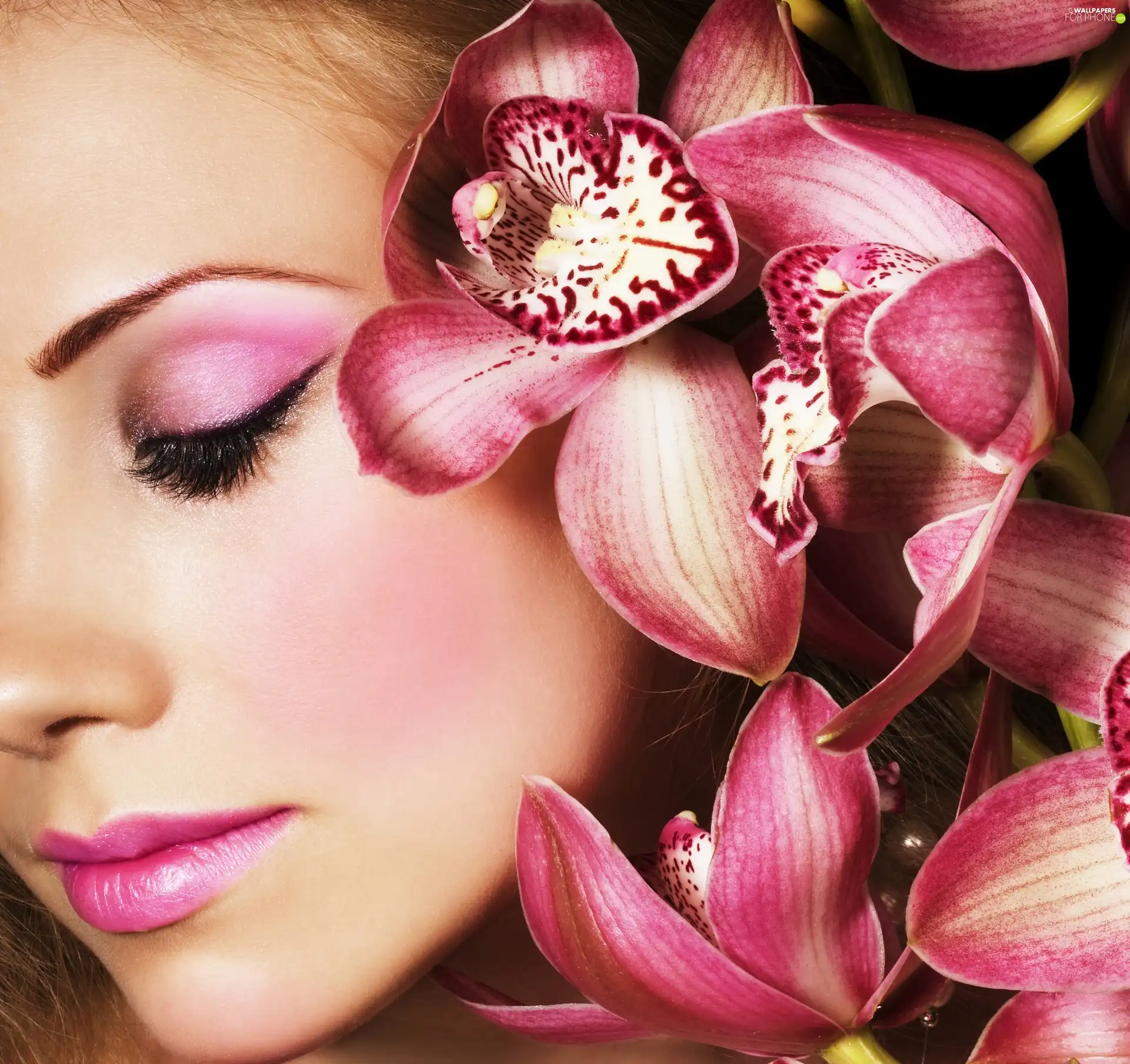 orchids, Women, make-up