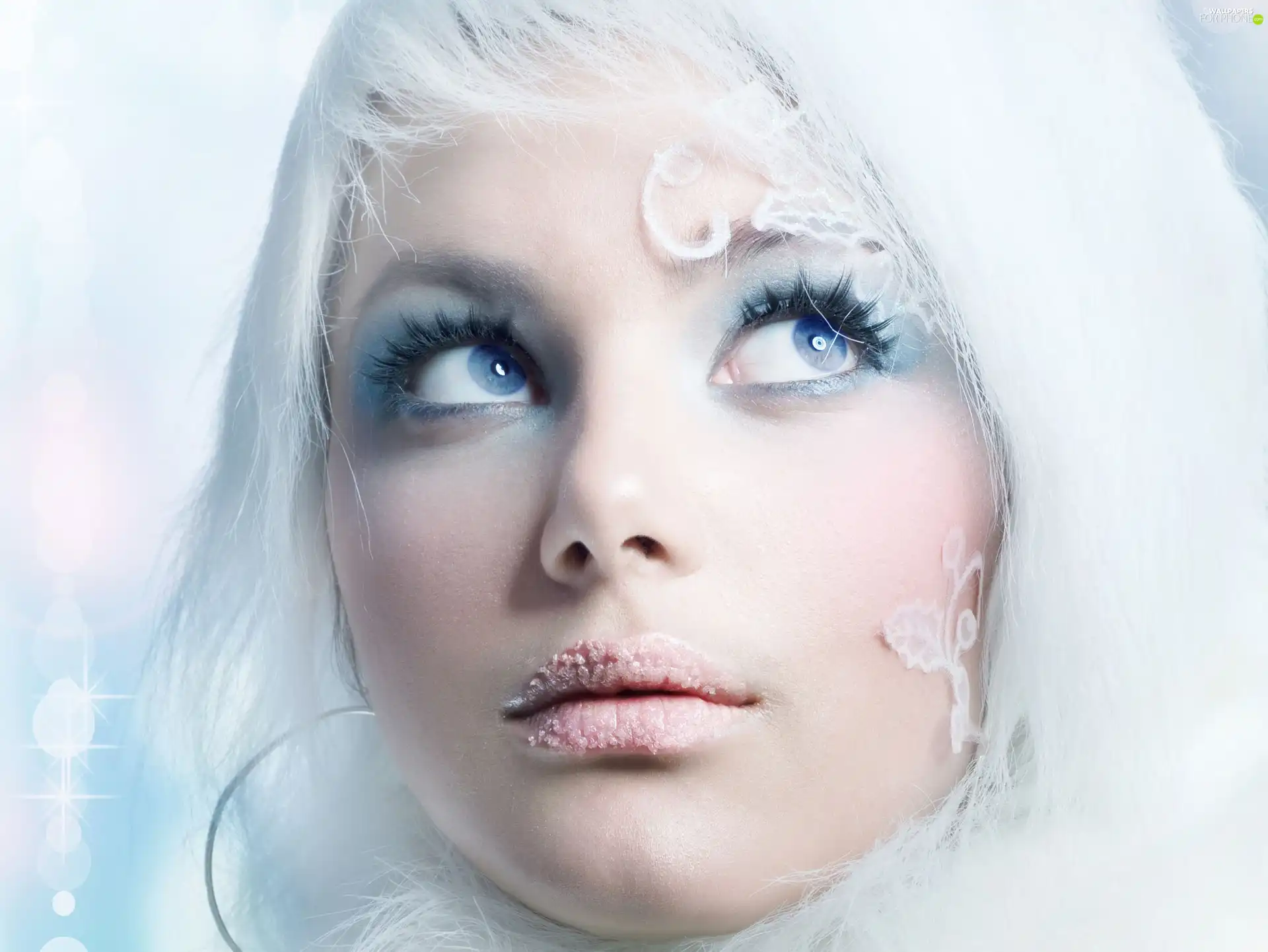 ear-ring, Women, make-up
