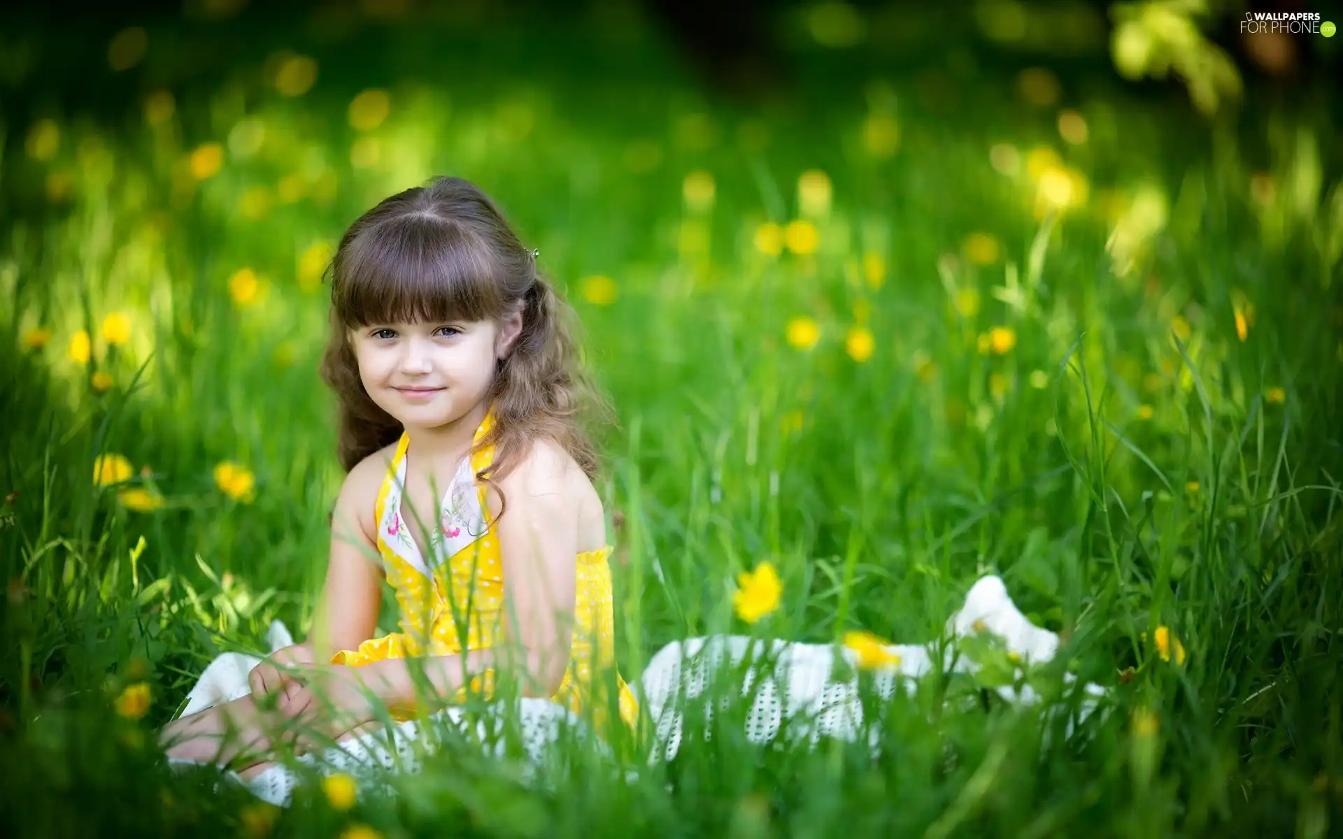 Meadow, small, girl