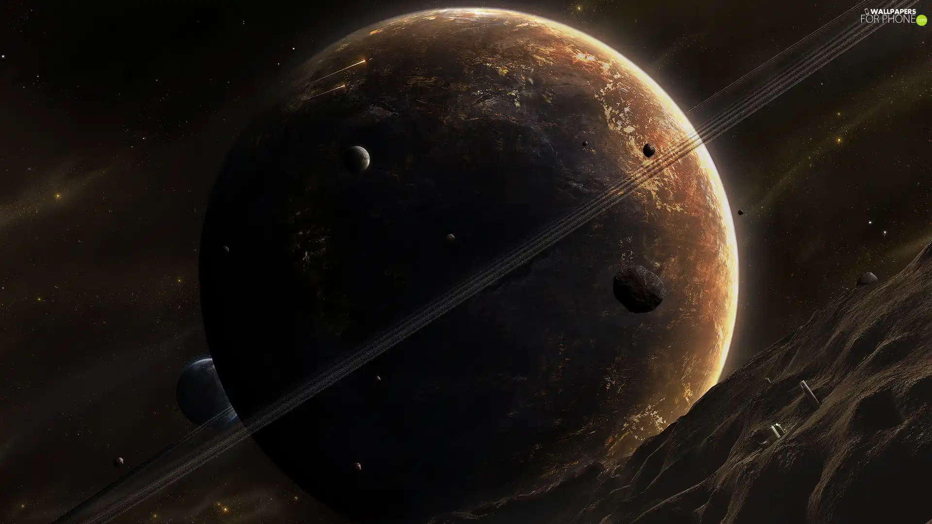 meteorites, Universe, Planets