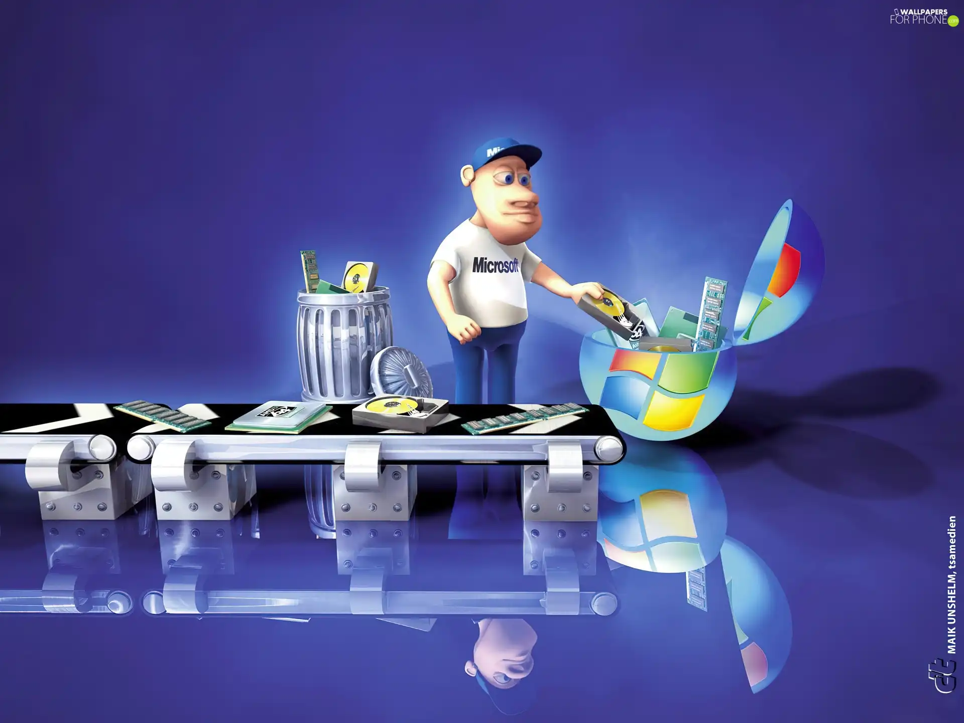 Microsoft Windows, worker