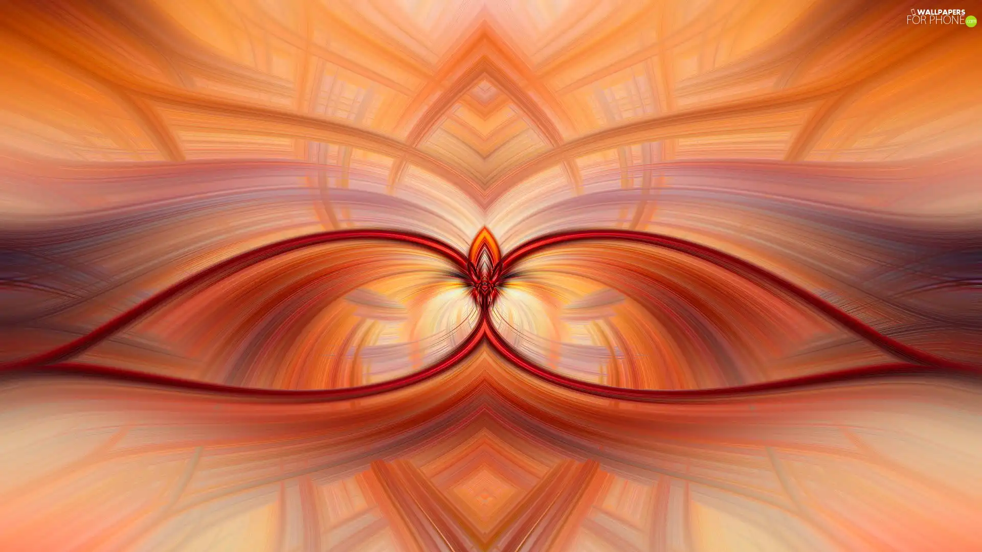 Orange Background, Fraktal, model