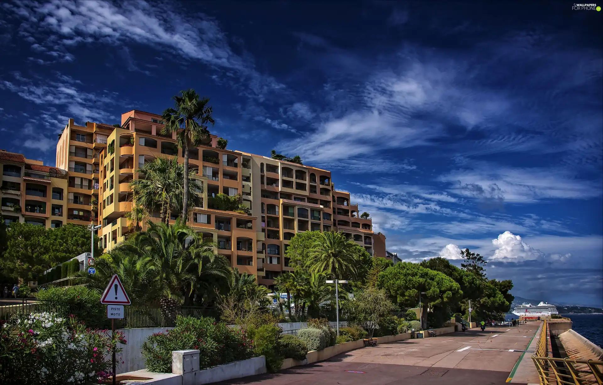 Monaco, sea, villa