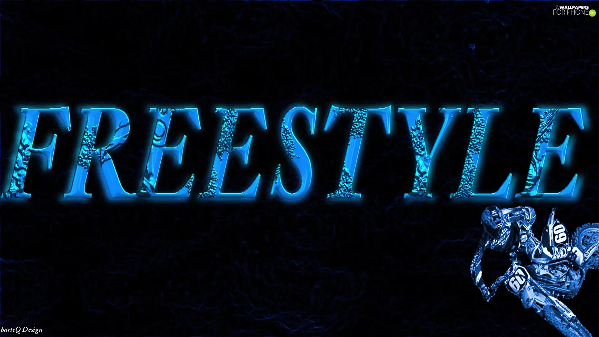 Motorbike, Freestyle, text
