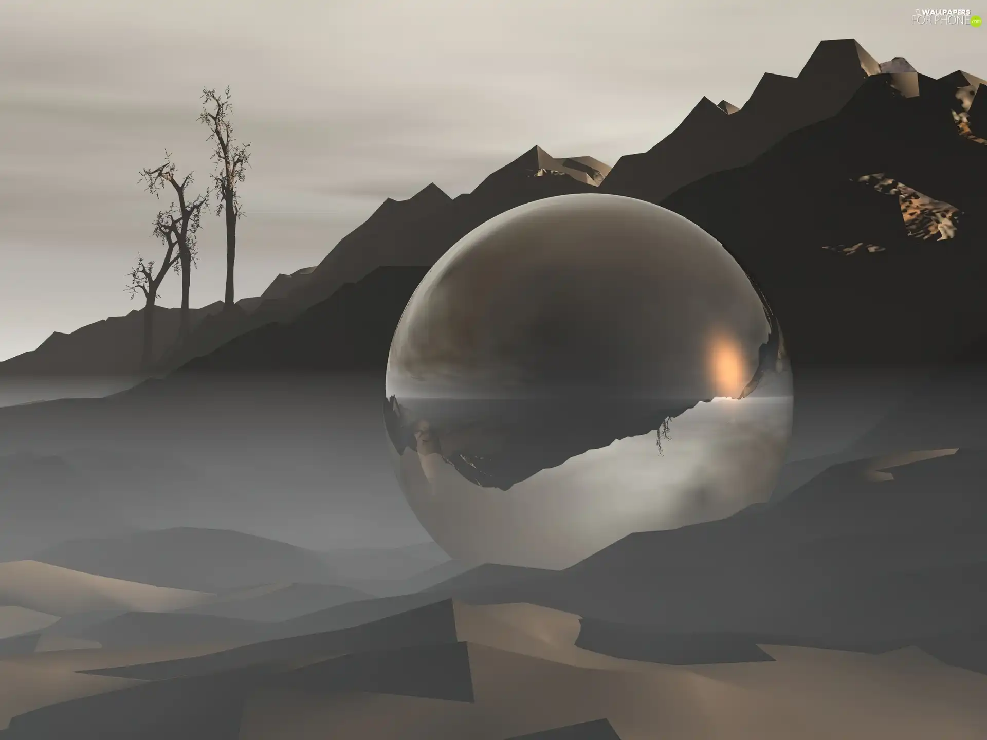 3D, Orb, Mountains
