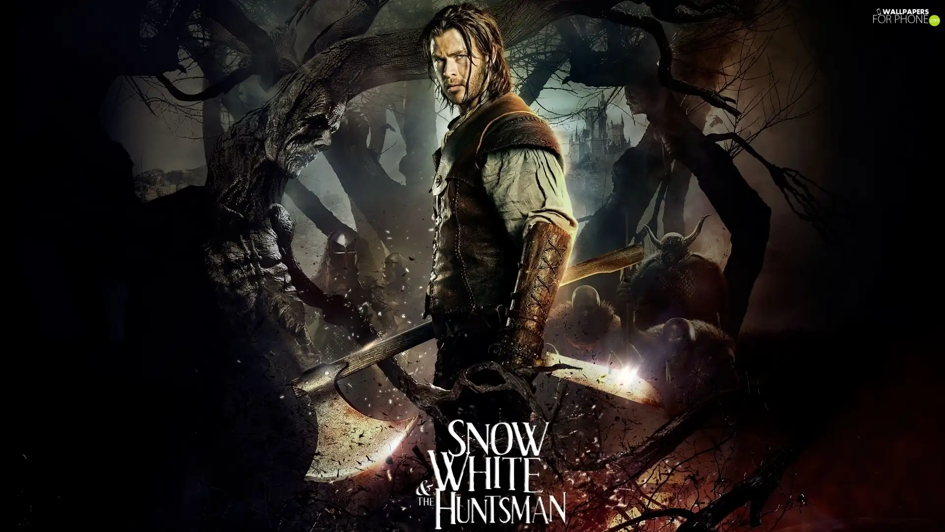 movie, actor, Chris Hemsworth, Snow White and the Huntsman