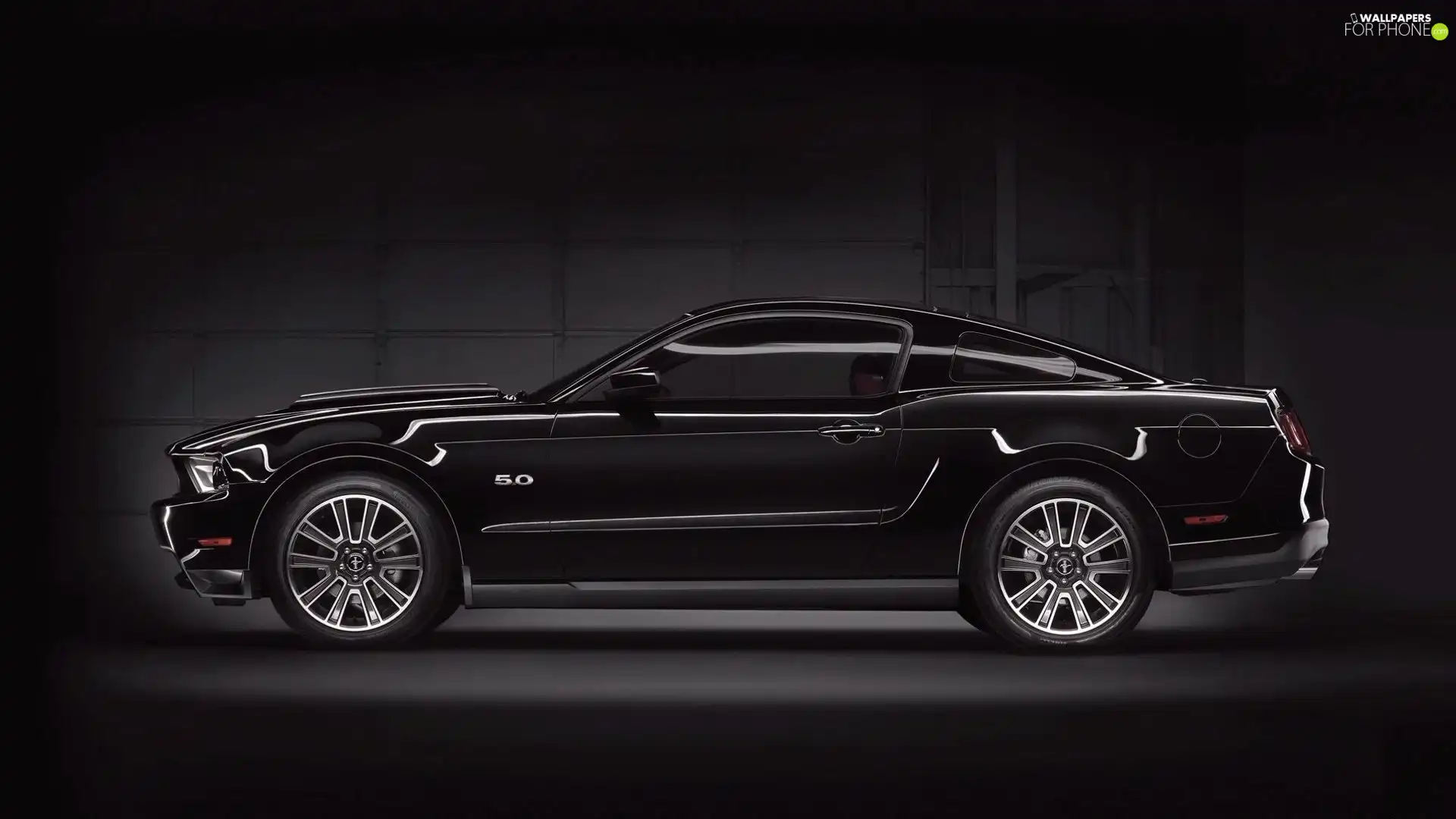Mustang, Black, Ford