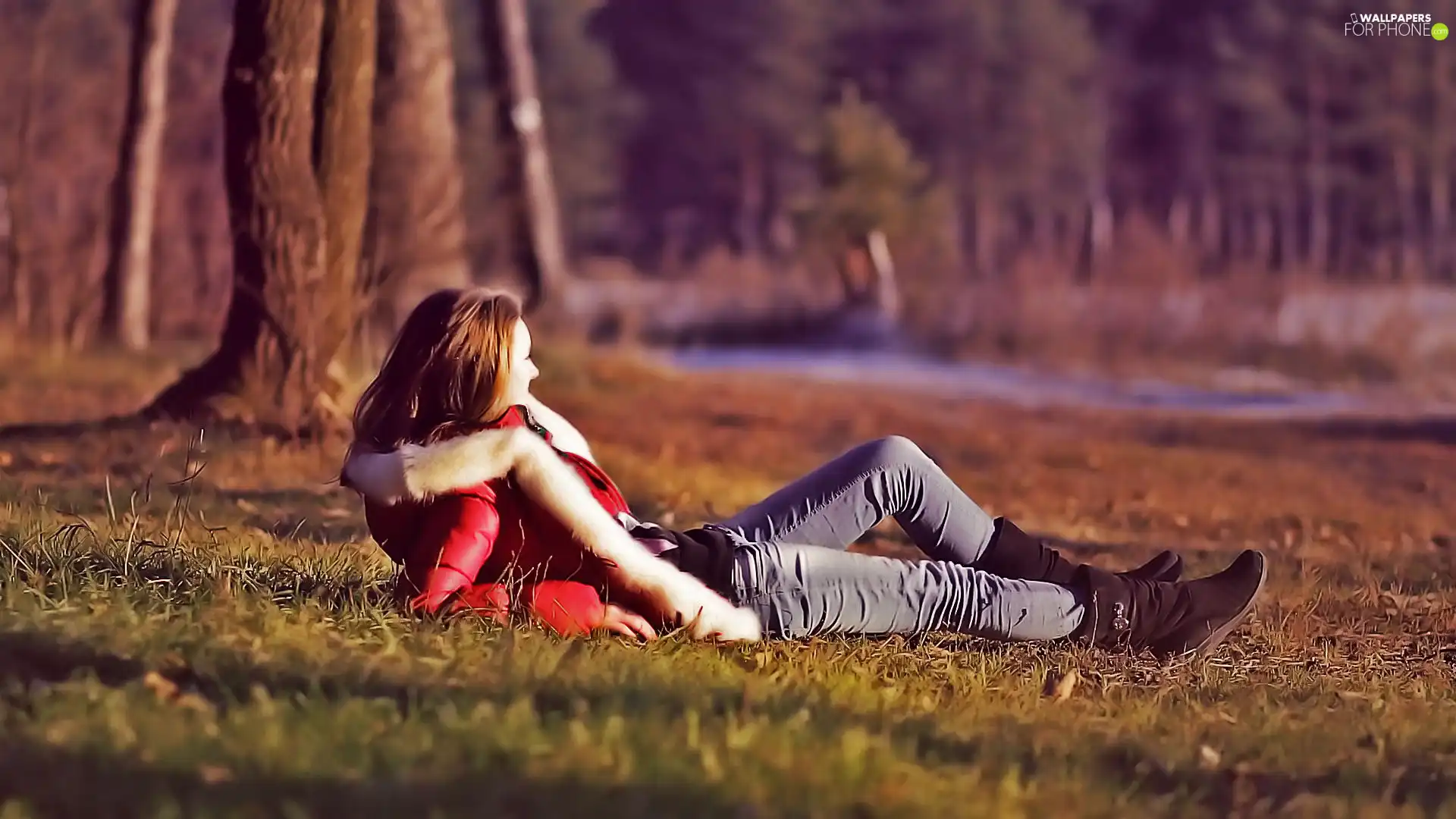 nature, Women, rest