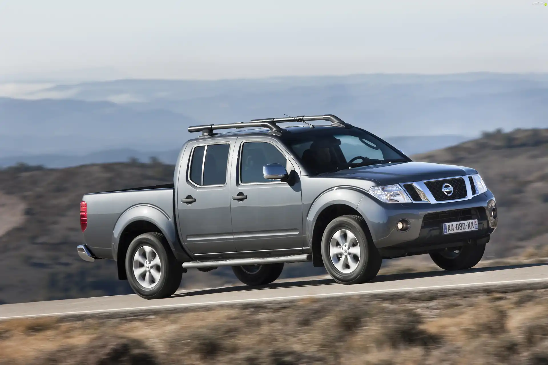 Gray, Nissan Navara