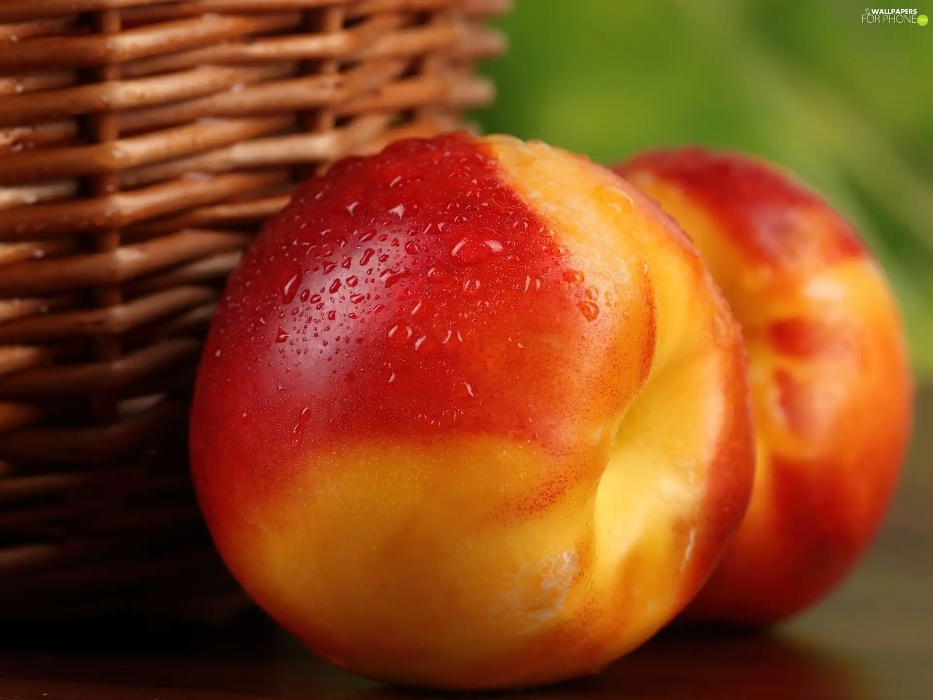 Two, nectarines