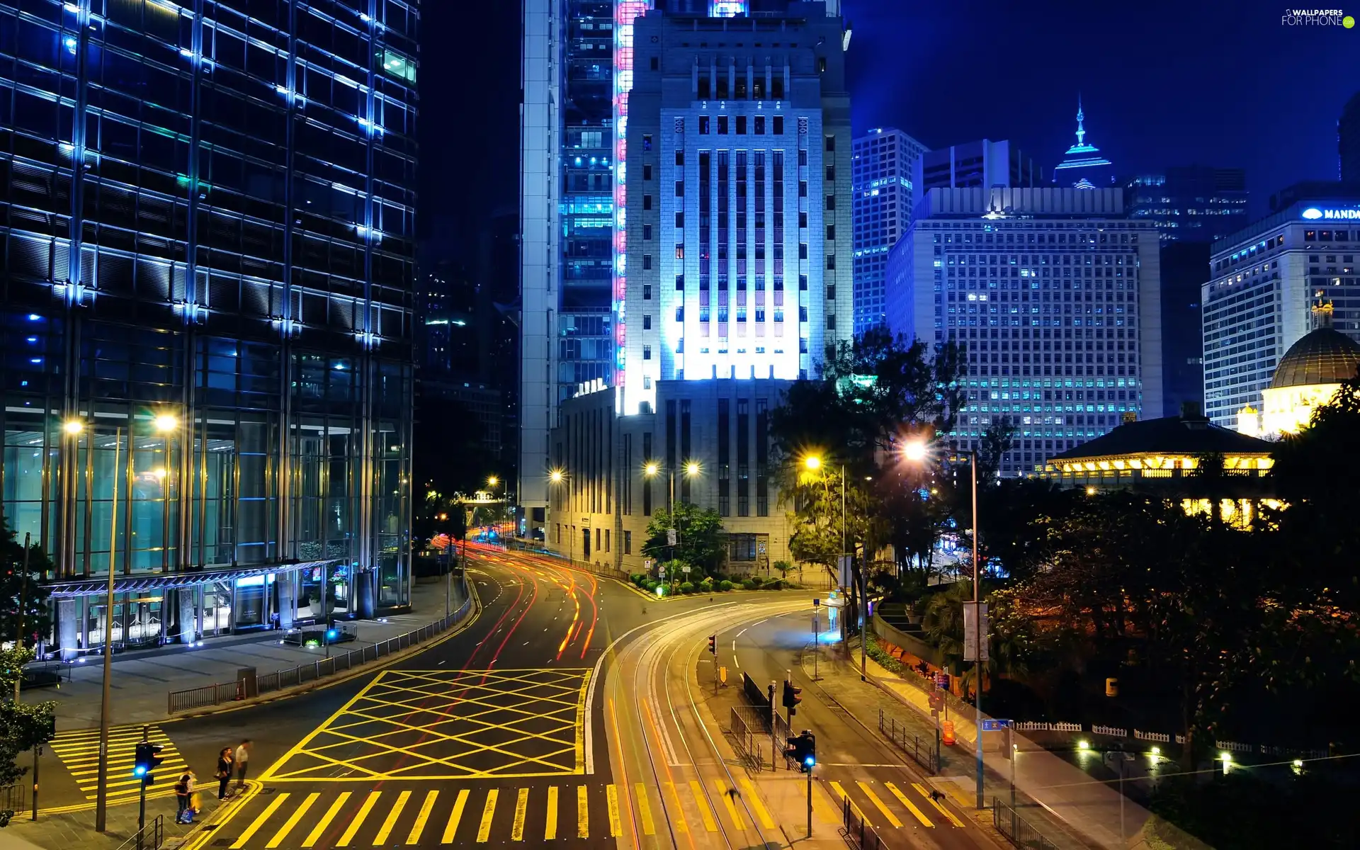 China, Hong Kong, Night