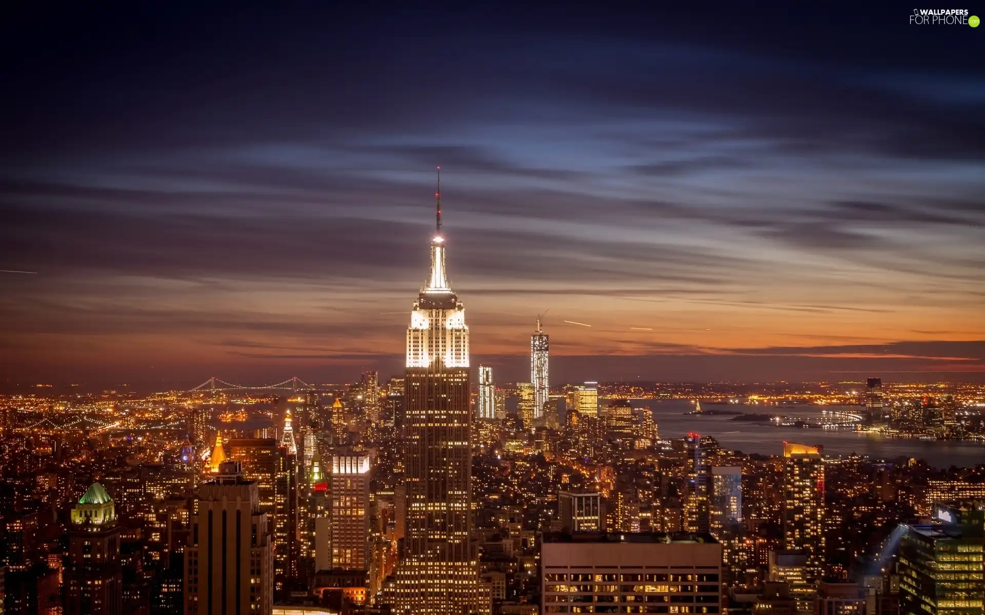 Manhattan, Jork, Night, New