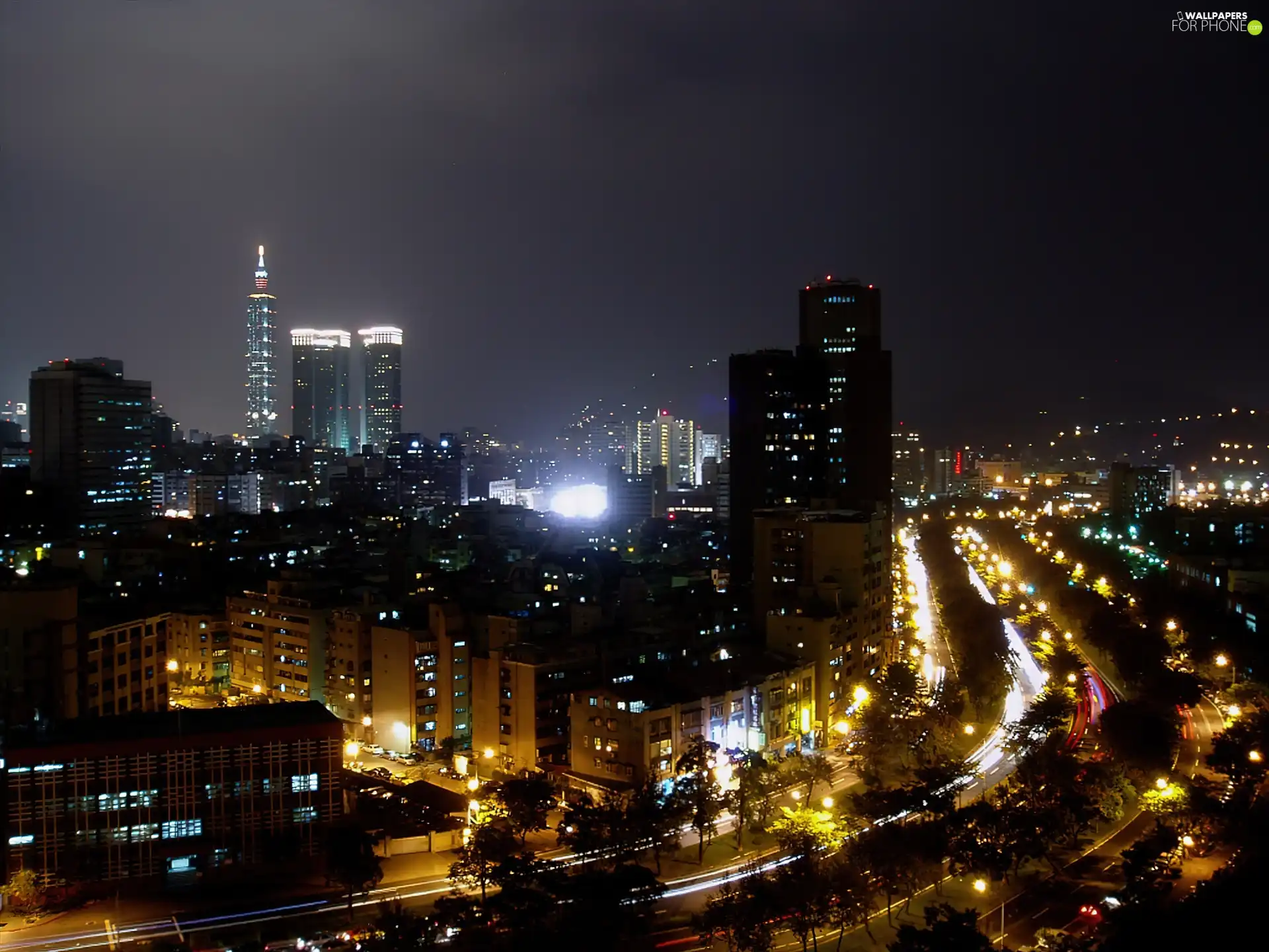 Night, Taipei, Street