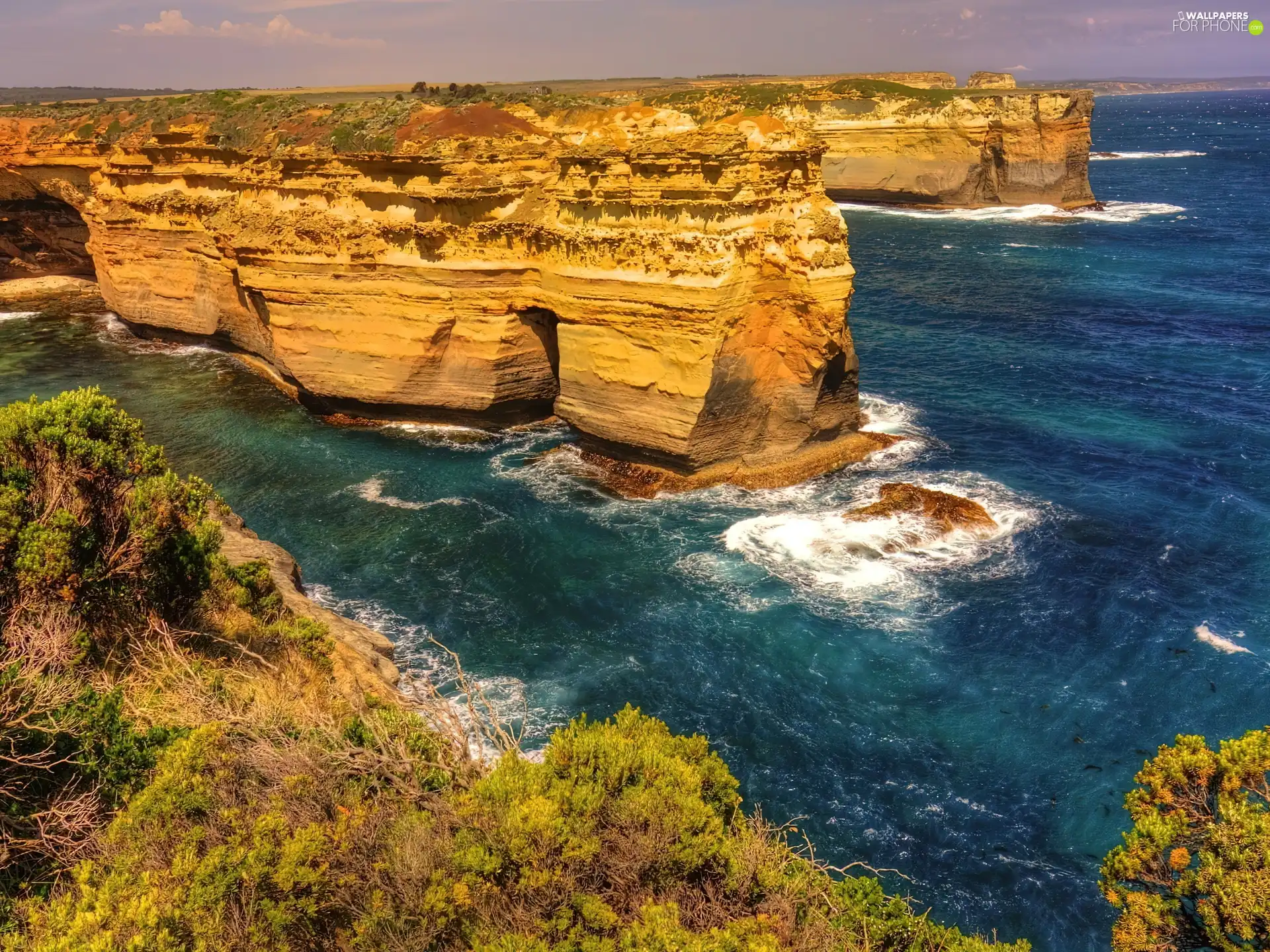 cliff, Ocean