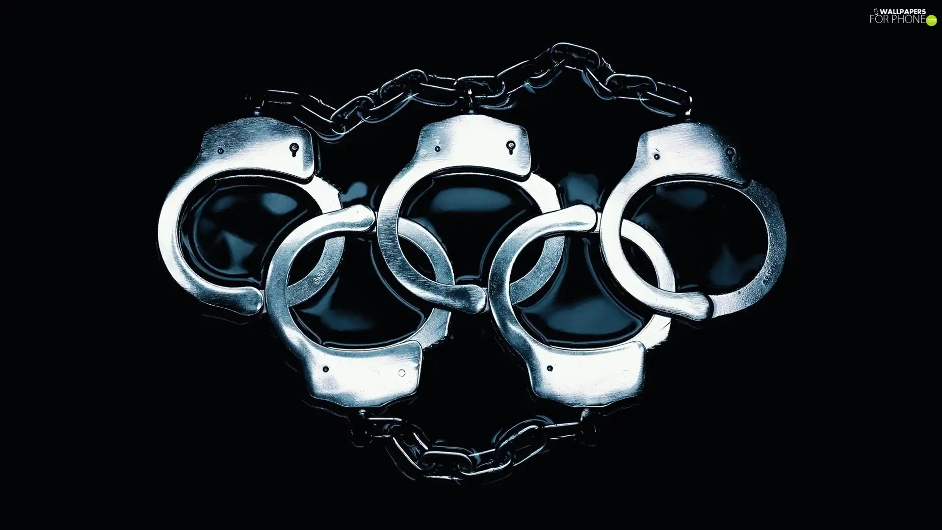 Olympic, handcuffs, logo