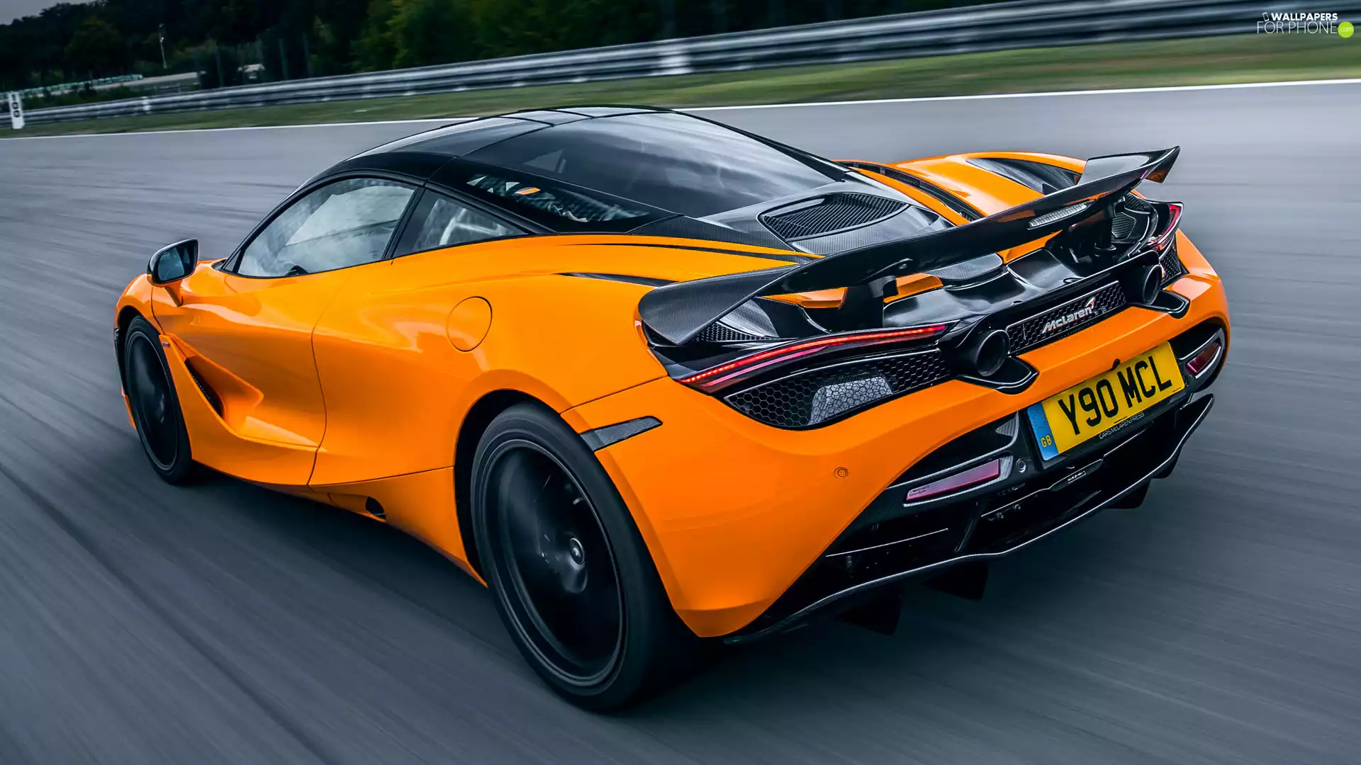 Orange, McLaren 720S