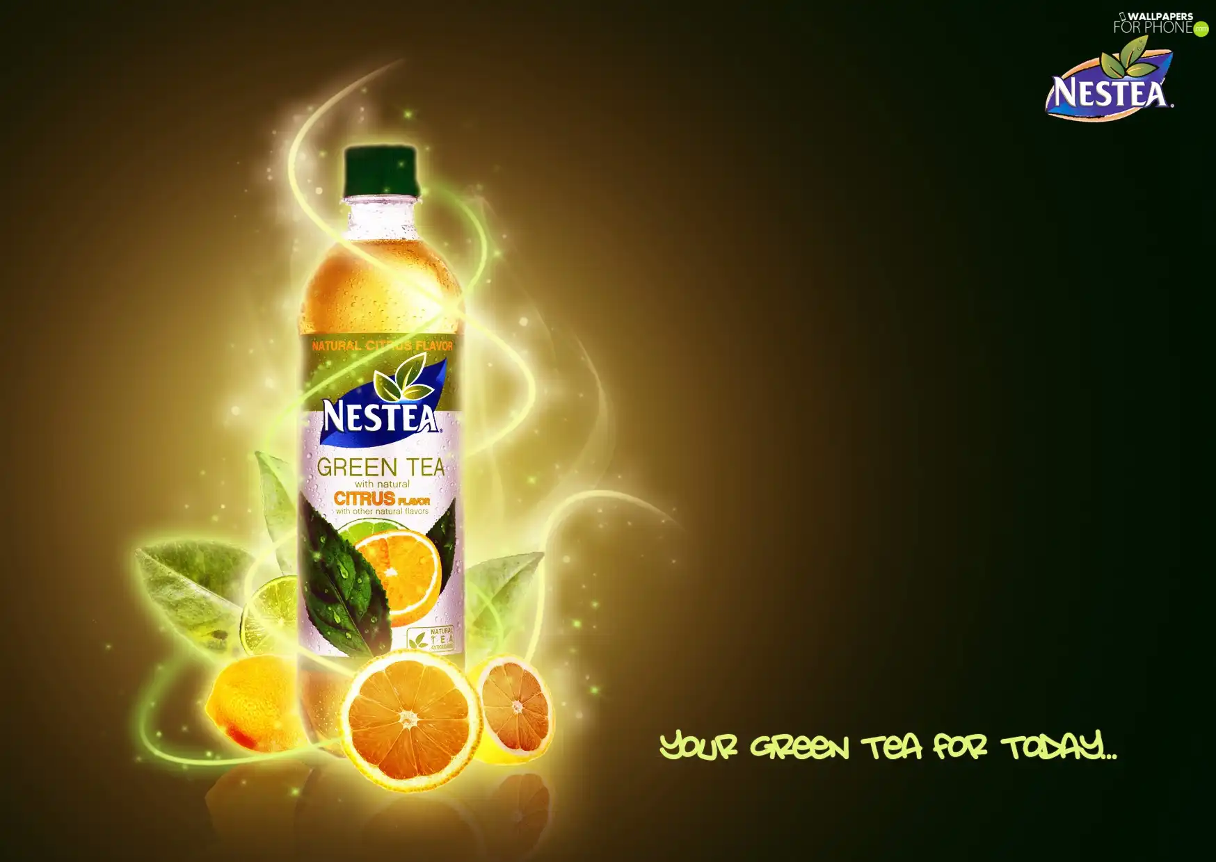 Orange, Bottle, Nestea