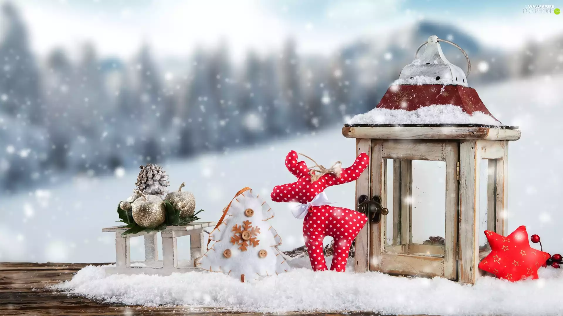 lantern, ornamentation, Christmas, Christmas, composition