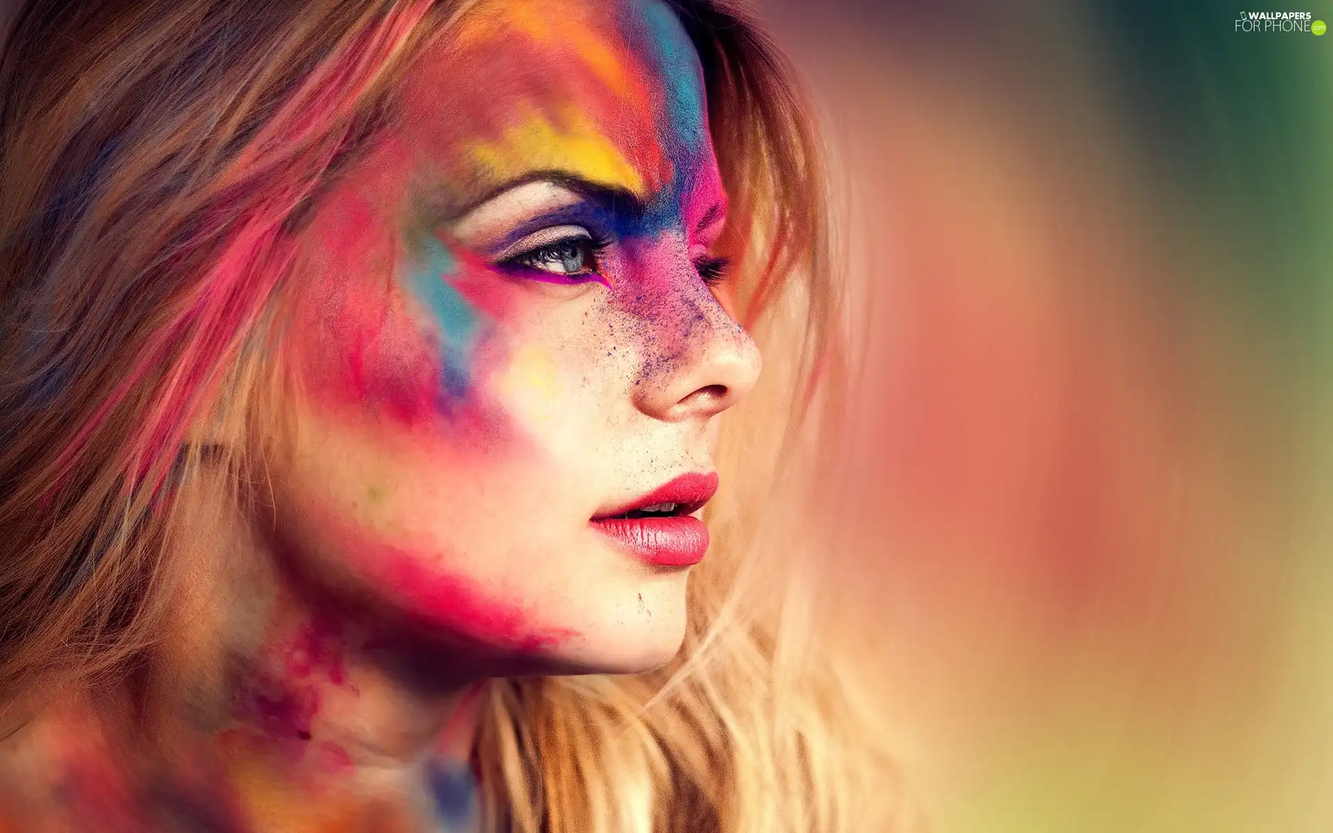 Paints, Women, Blonde