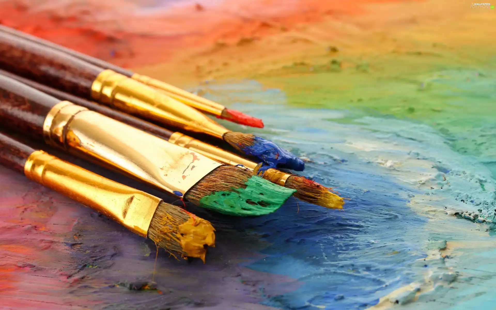 Brushes, Paints
