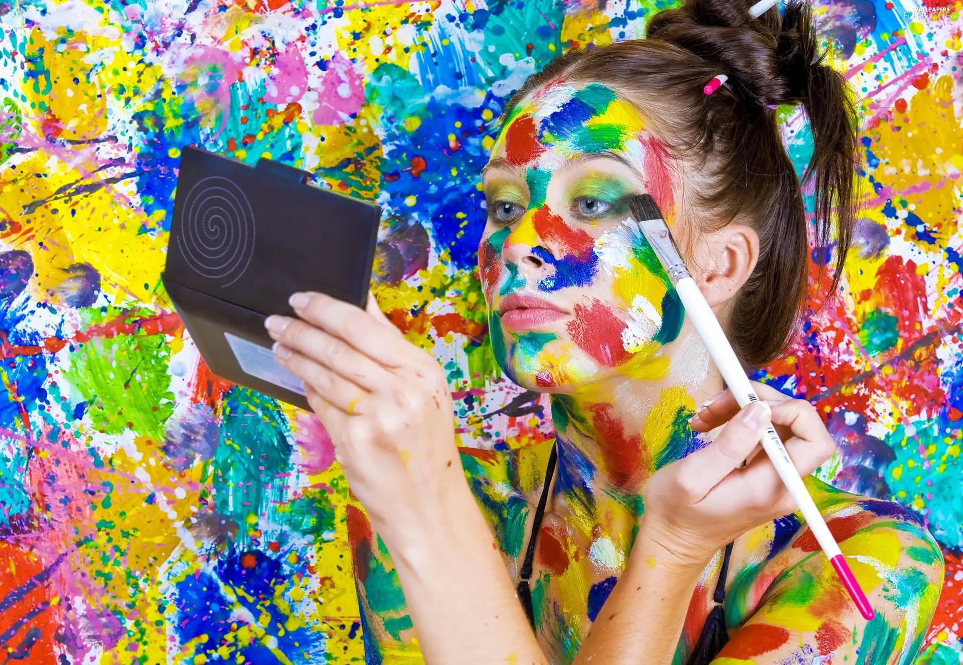 Bodypainting, Women, Paints