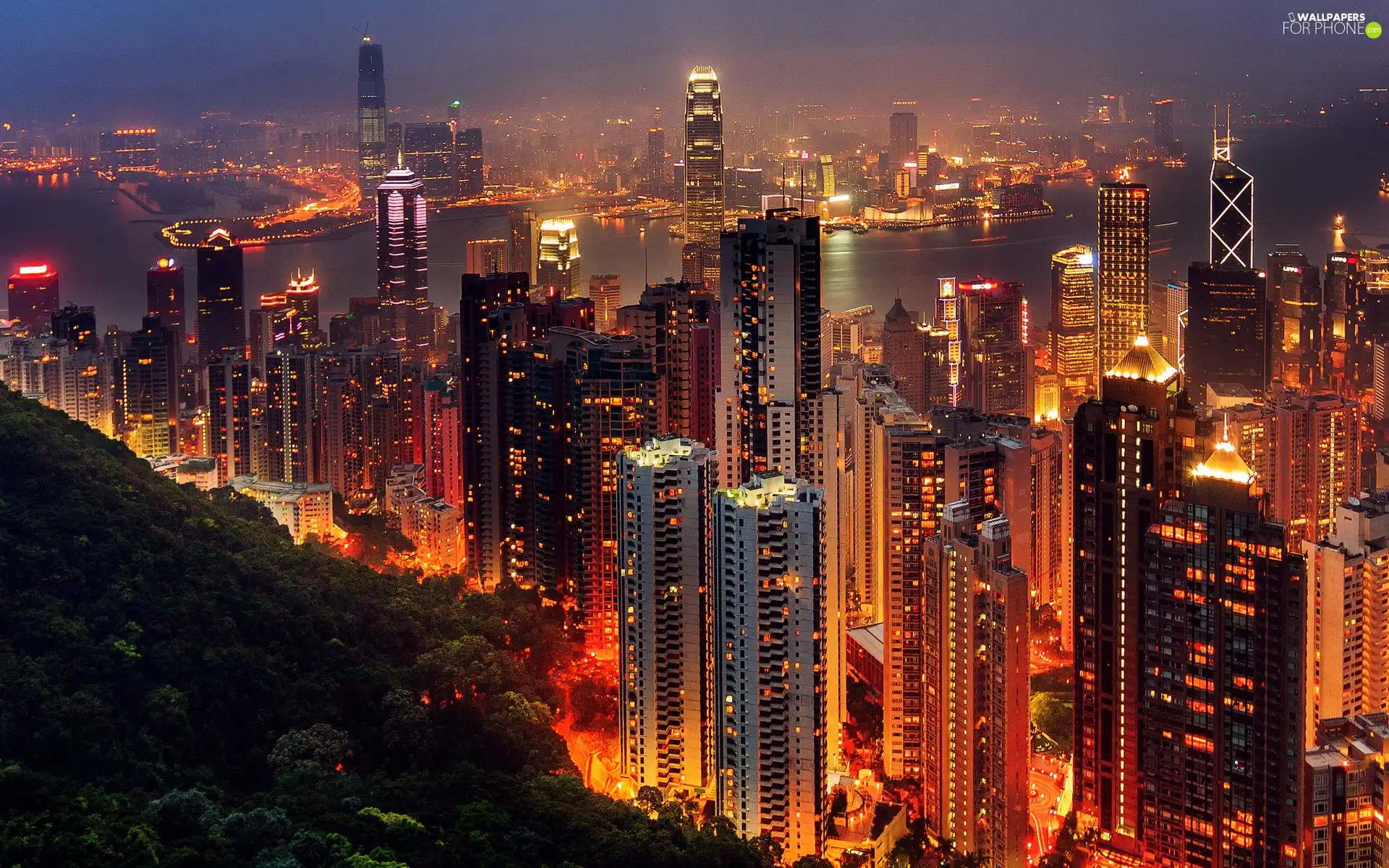 town, Hong Kong, panorama