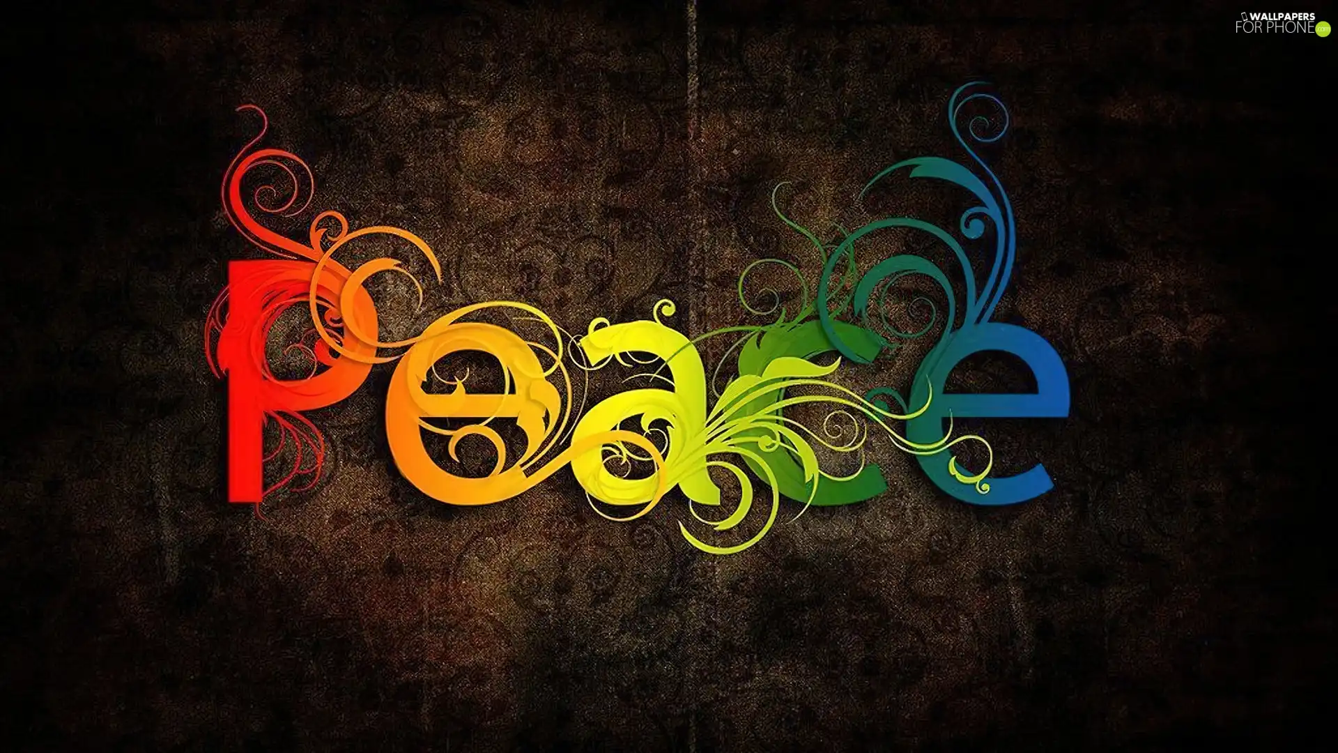 graphics, text, peace, Computer