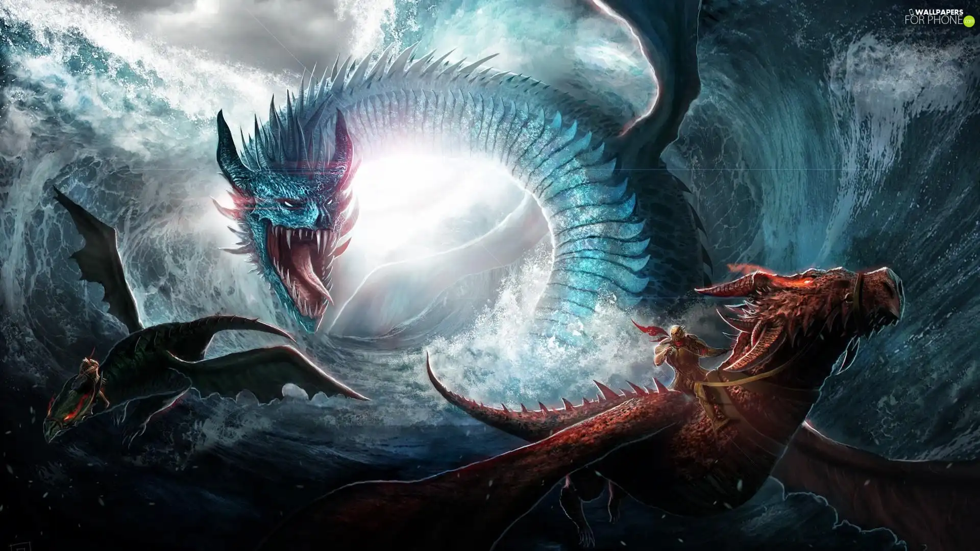 People, Dragons, Waves