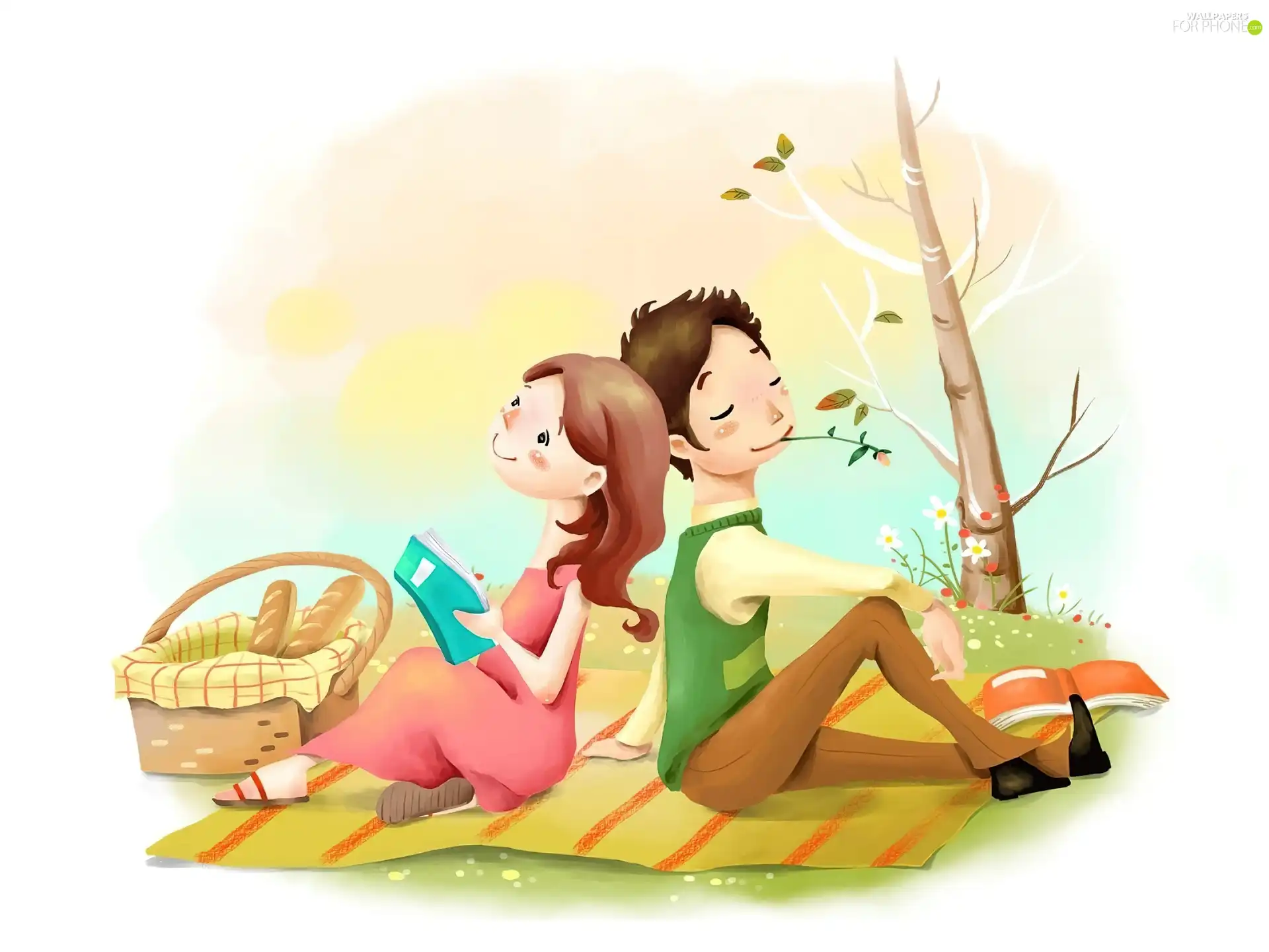 Kids, picnic