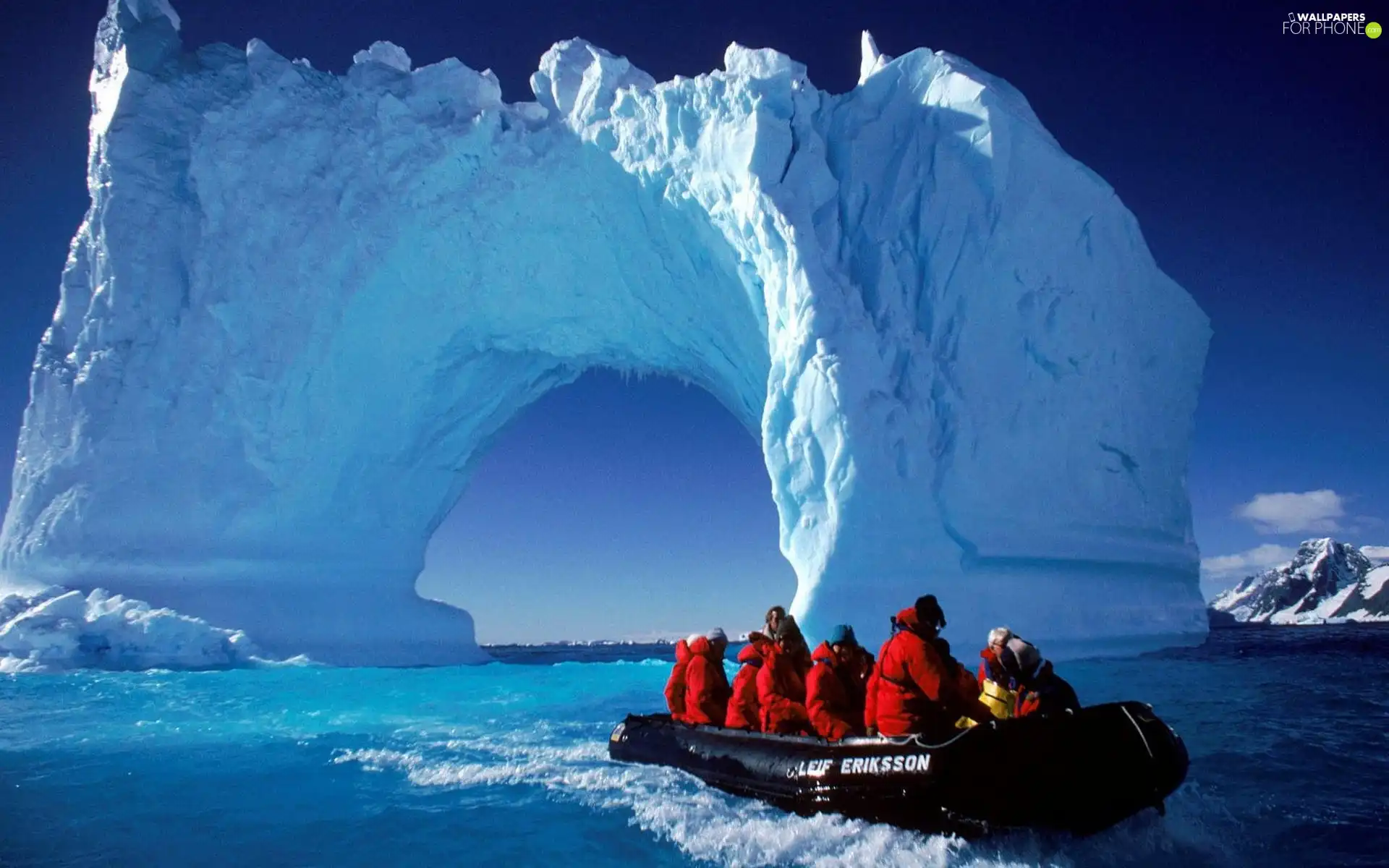point, mountains, Ice