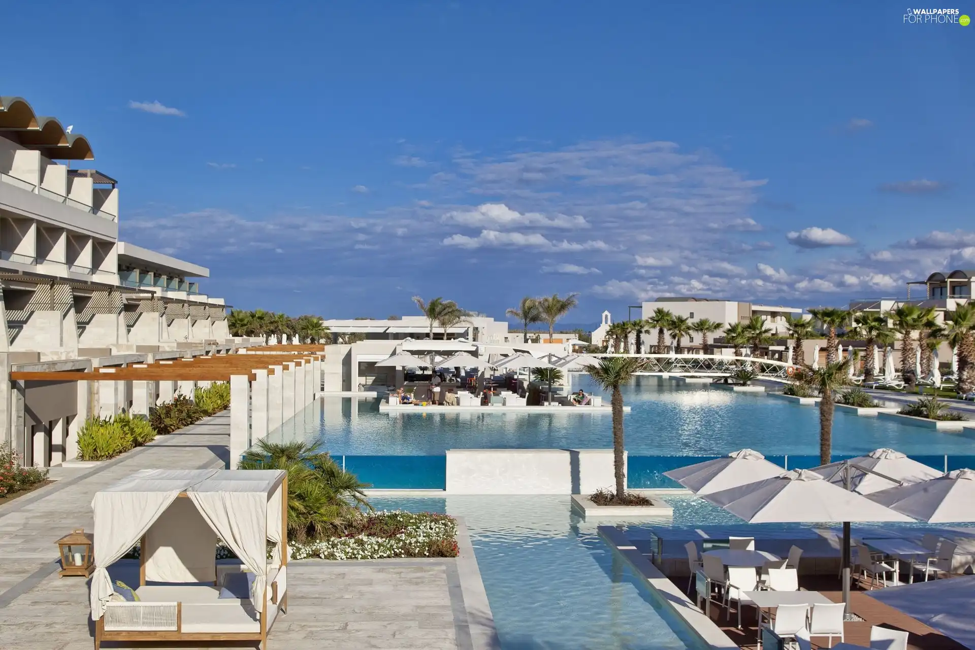 Palms, Hotel hall, Pool