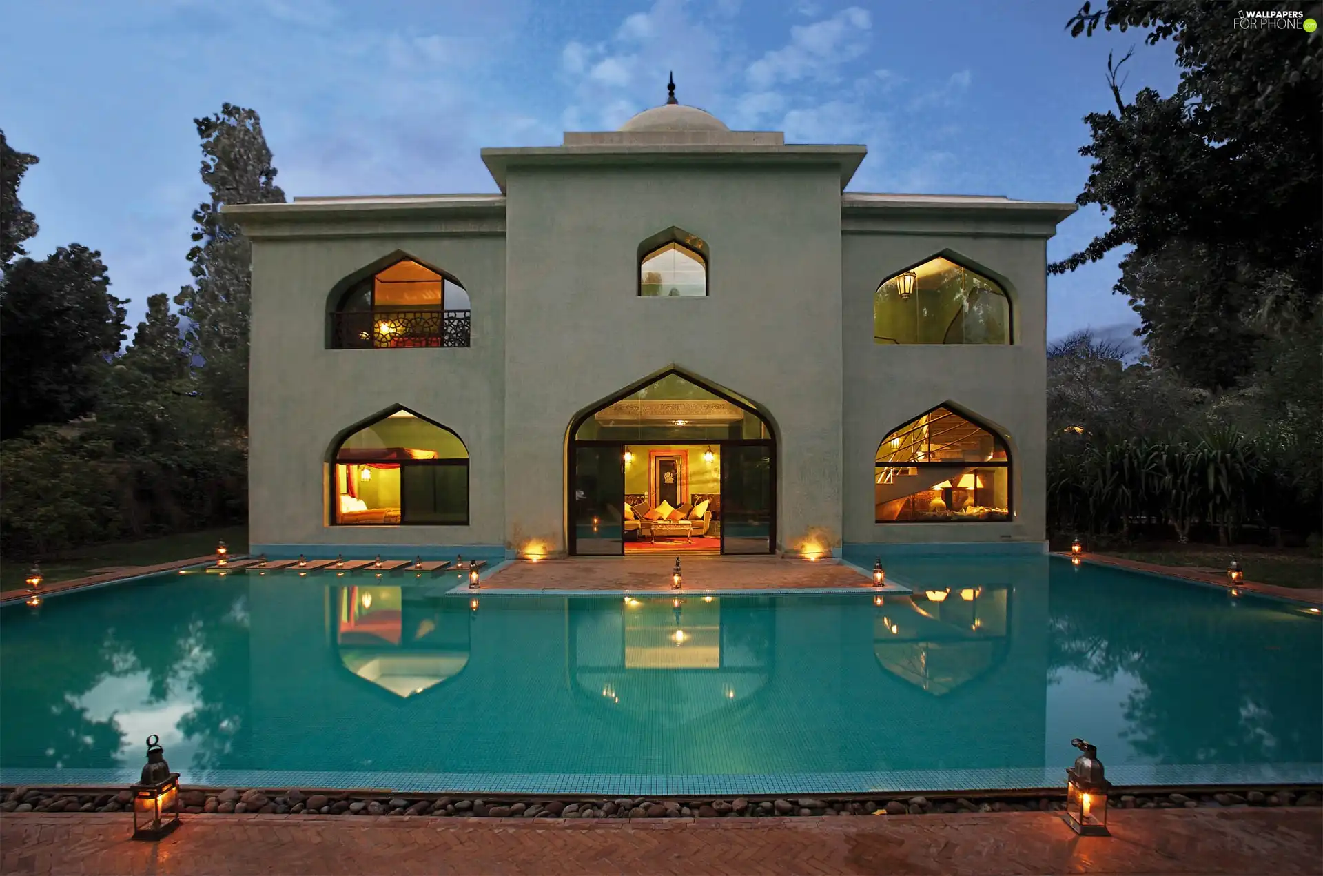 Pool, villa, luxury