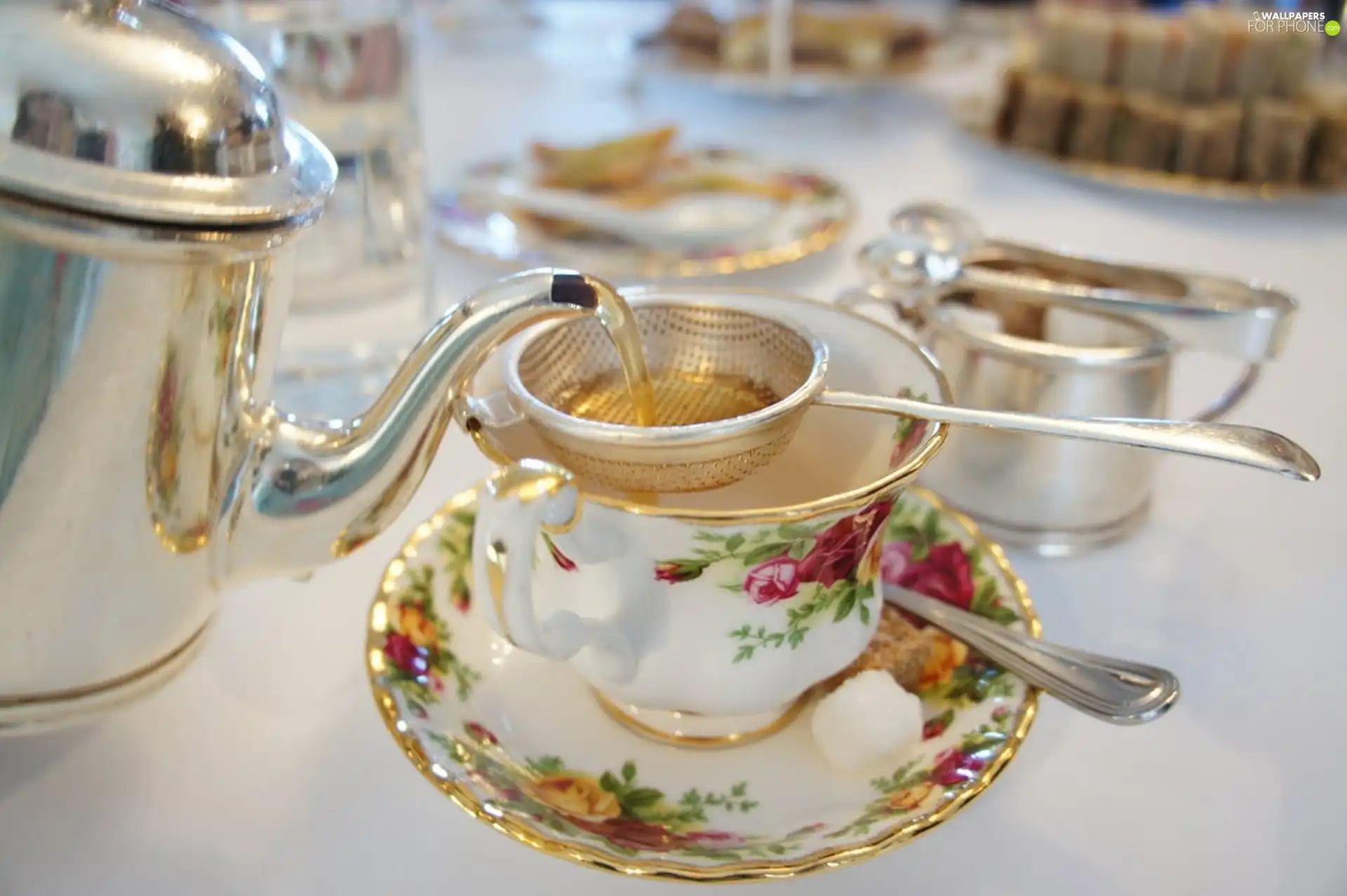 porcelain, tea, service