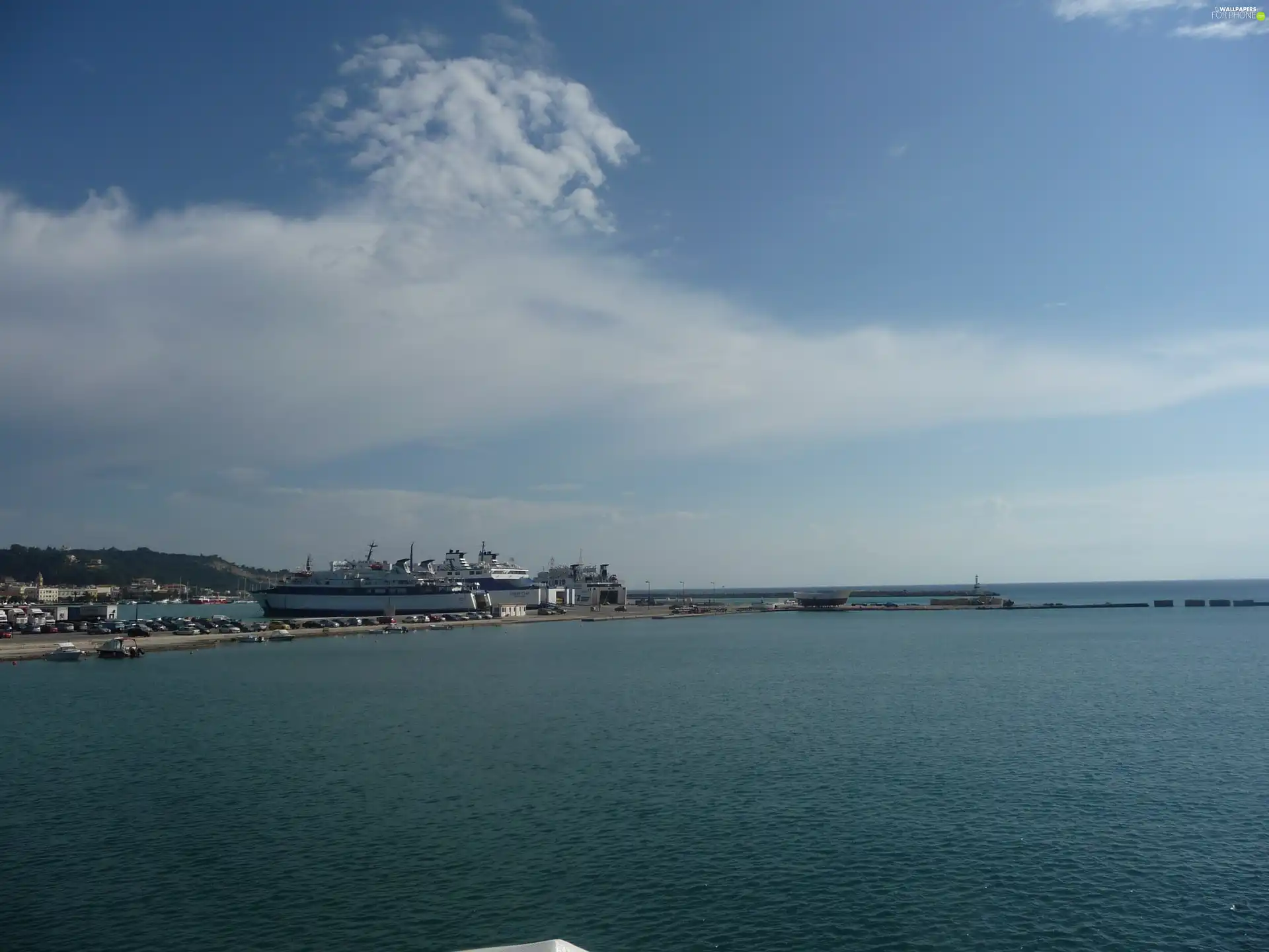 port, Greece, Zakyntos