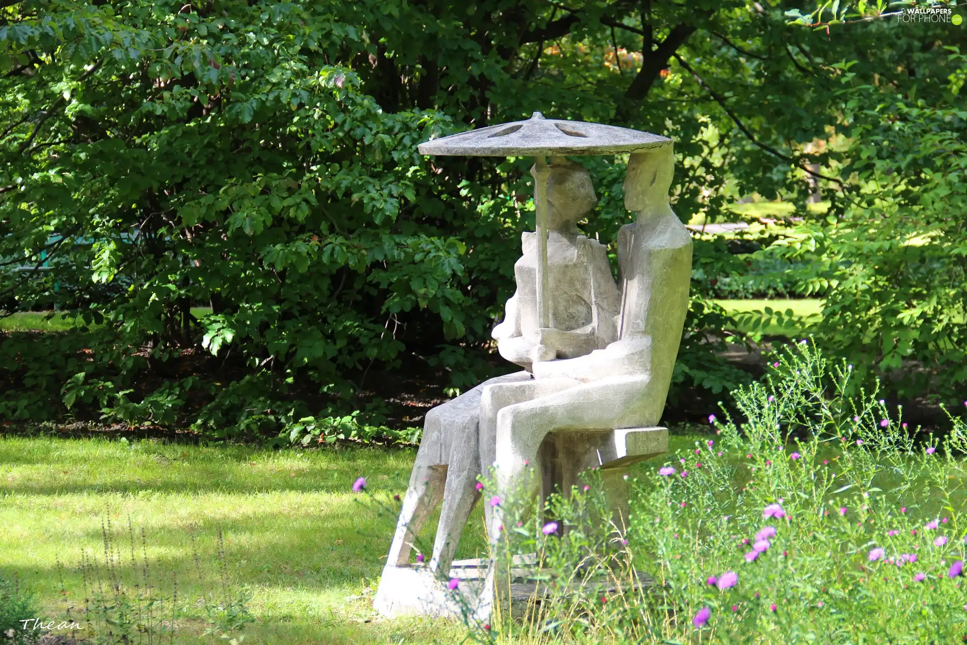 sculpture, botanical, Poznań, Garden