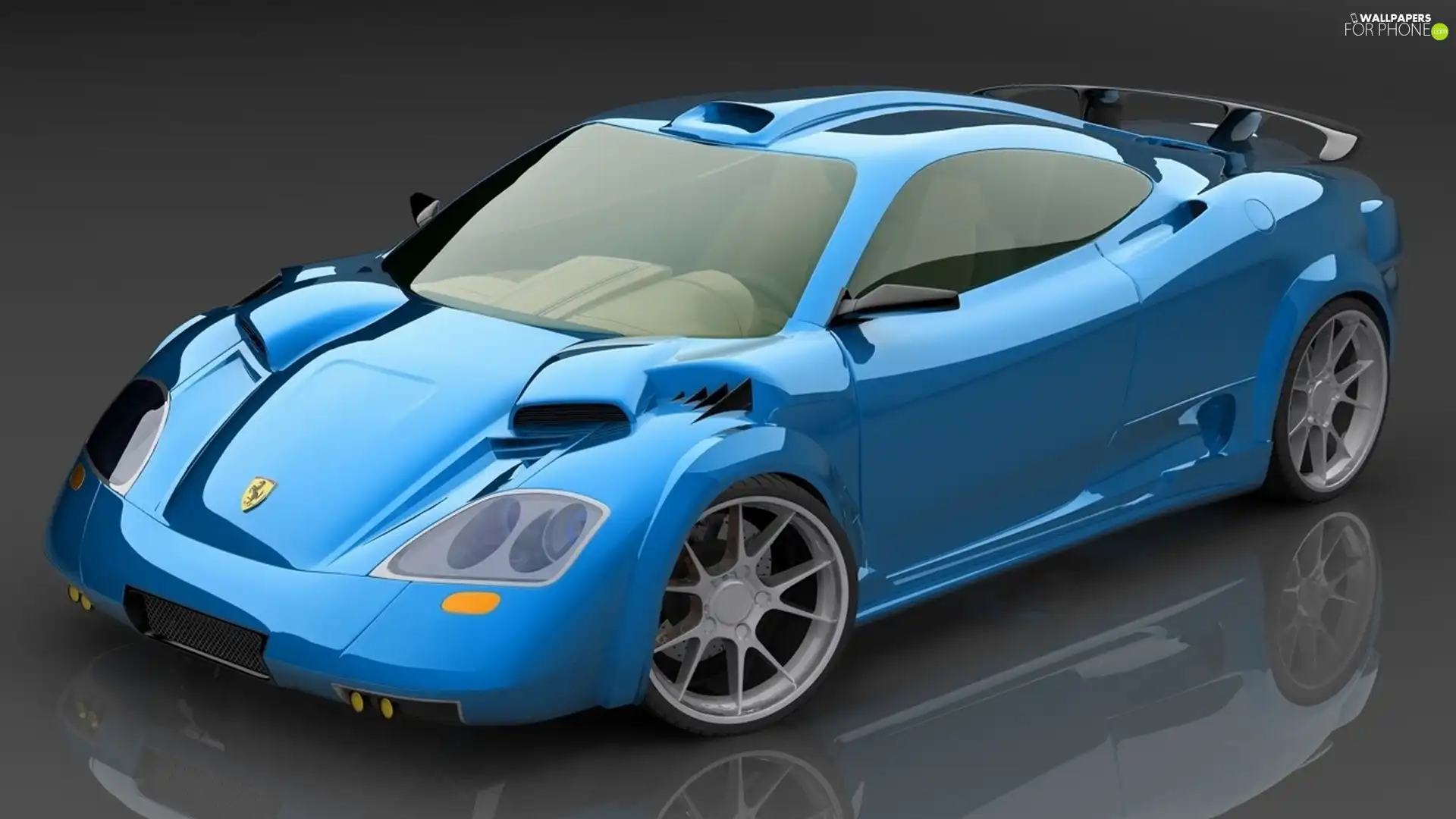 Prototype, Blue, Ferrari