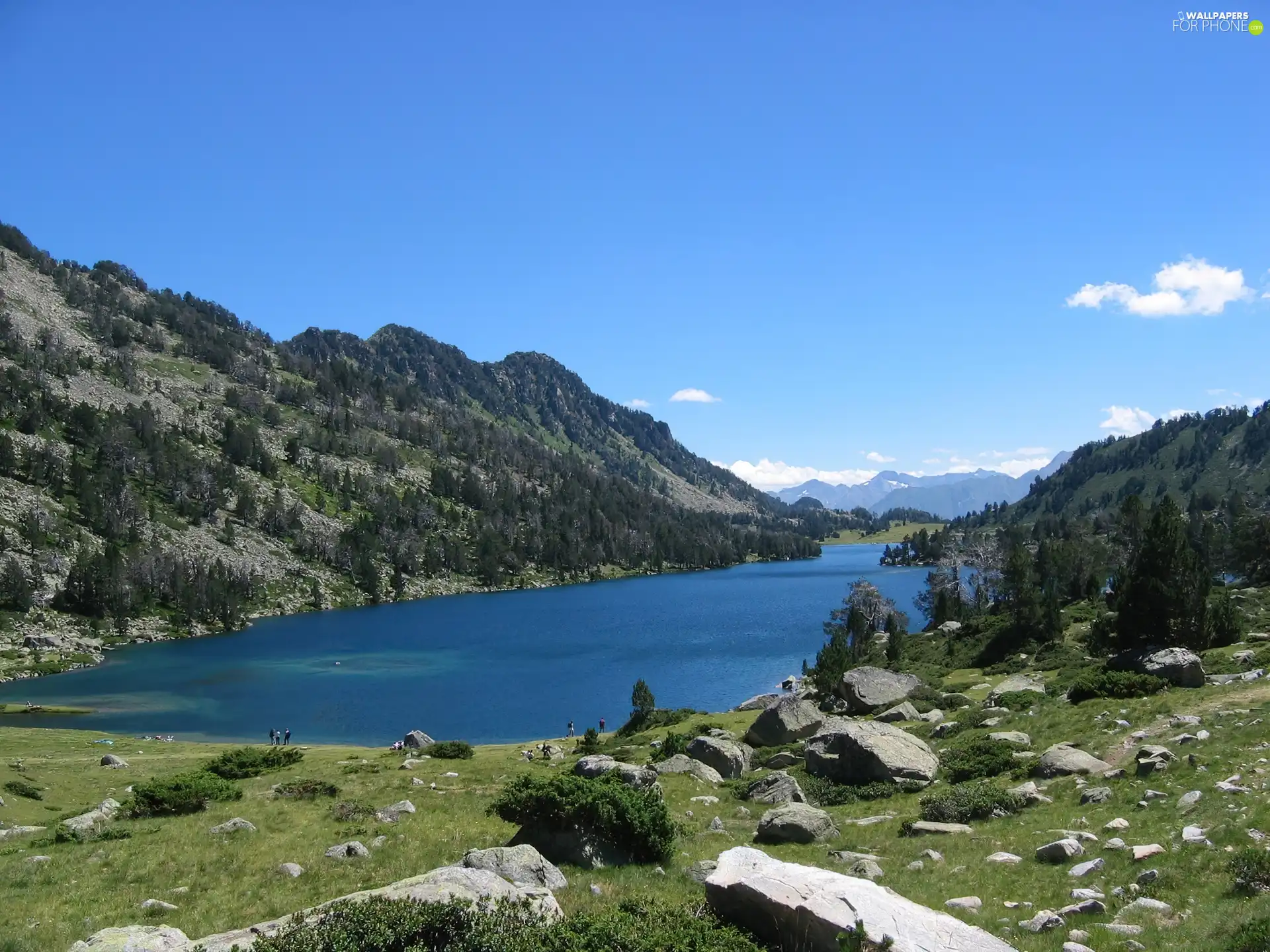 Pyrenees, lake, Aumar