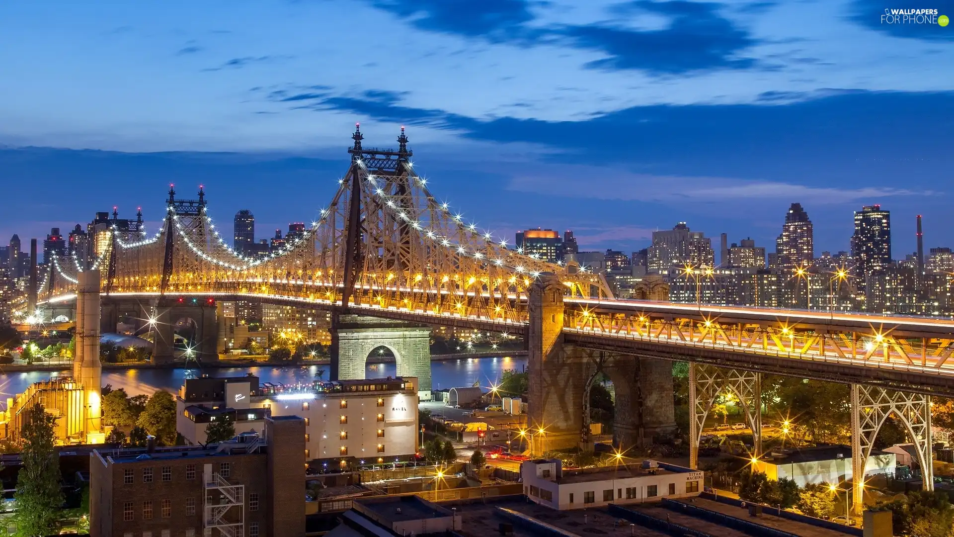 New York, bridge, Queensboro