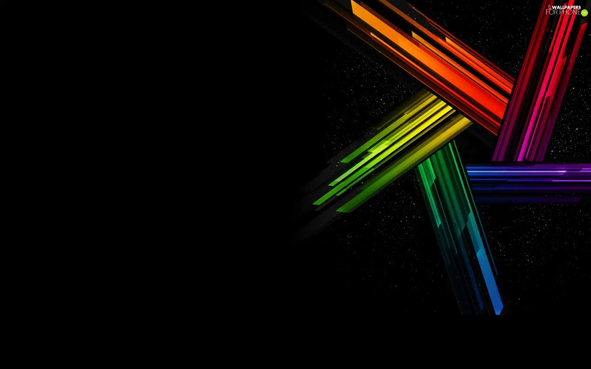 rainbow, five, colors