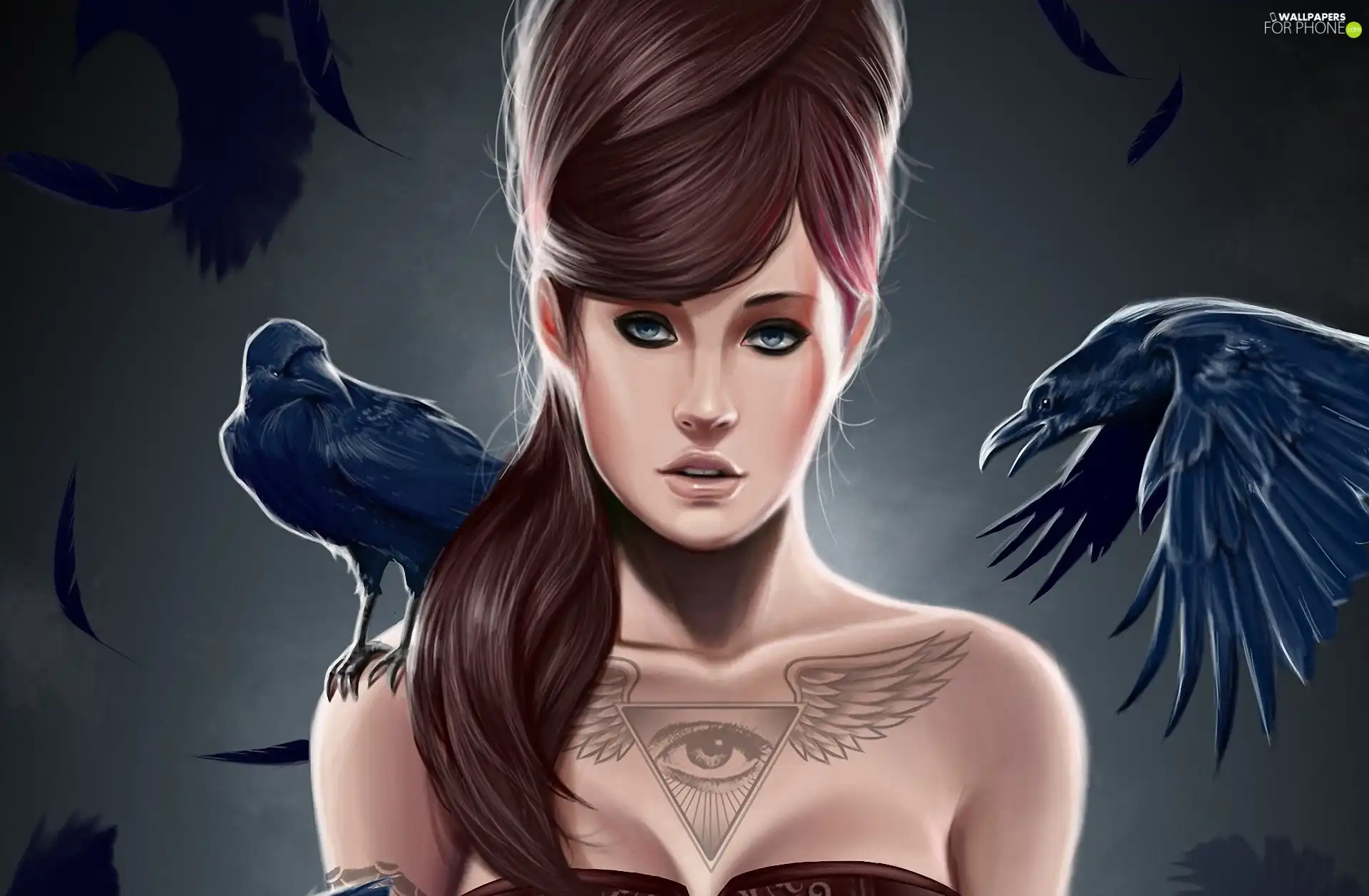 Ravens, Women, Tattoo