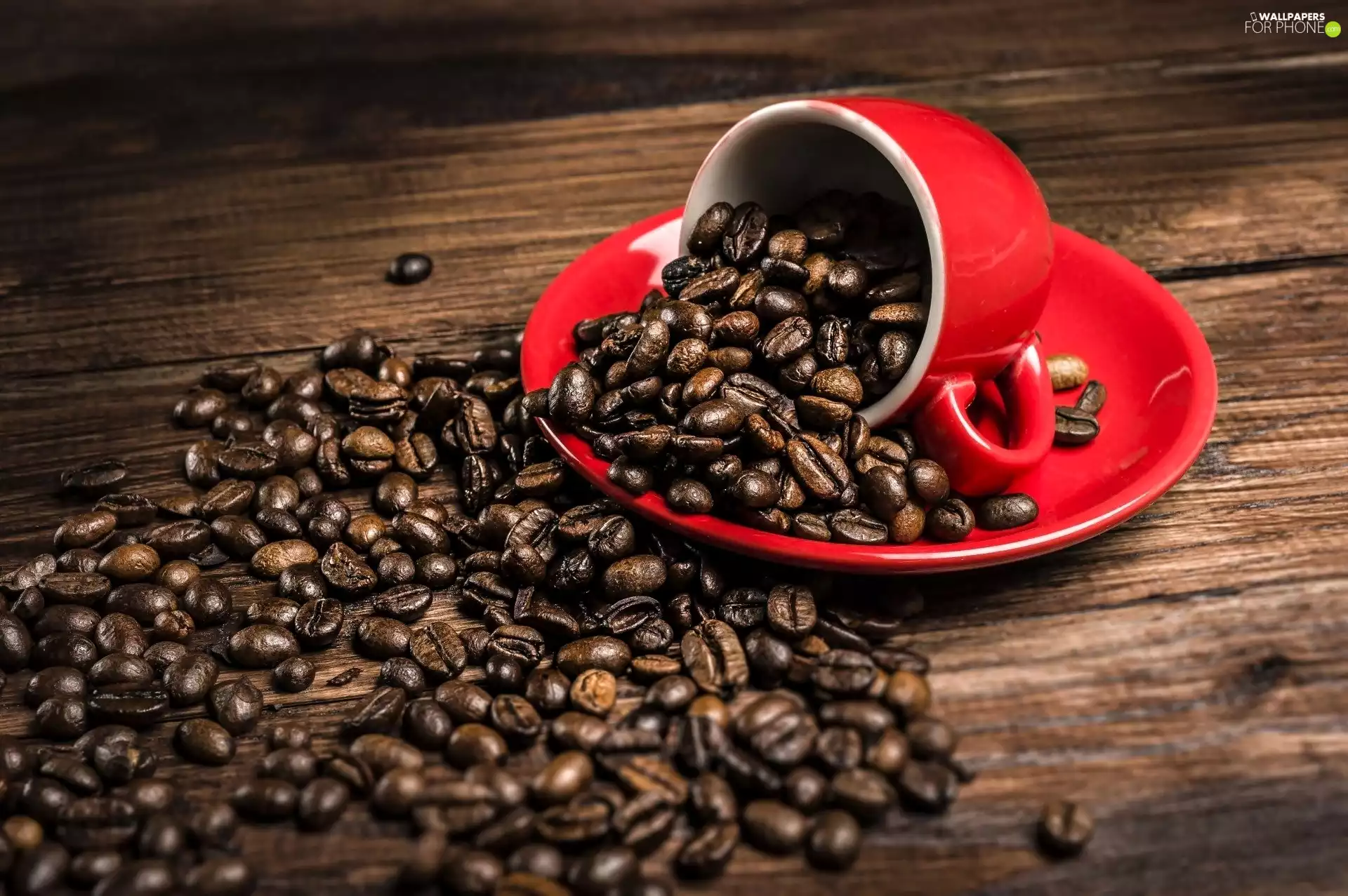 cup, plate, coffee, red hot, grains
