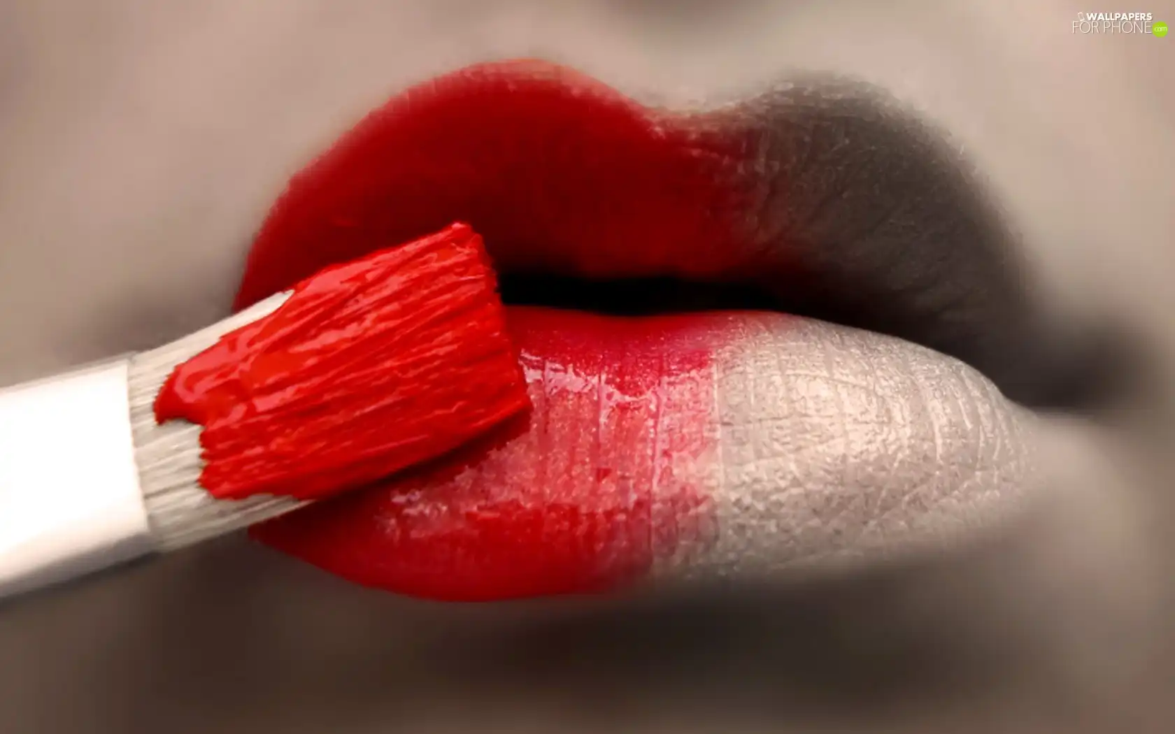 red, Women, lips