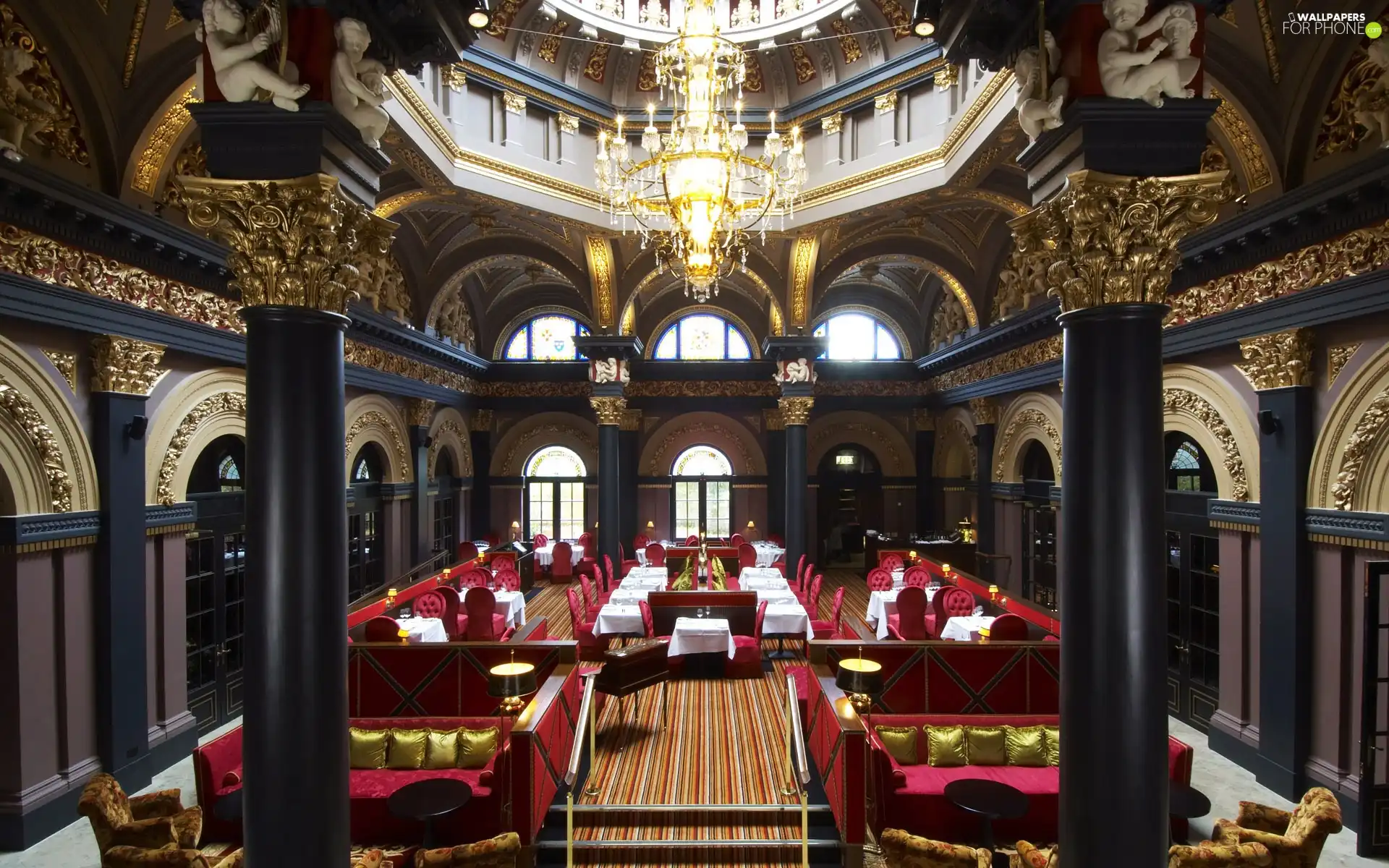 girandole, Hotel hall, Restaurant