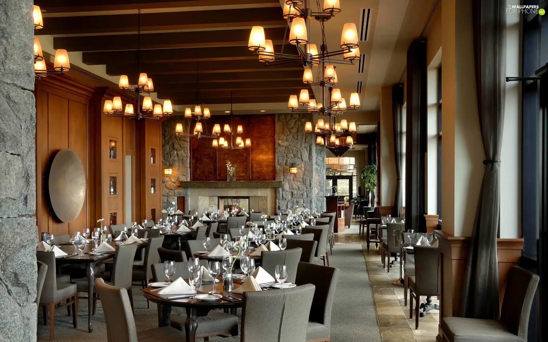 Tables, Hotel hall, Restaurant