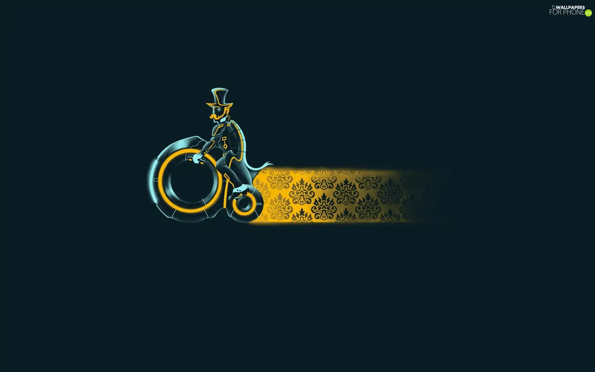 rider, abstraction, Bike