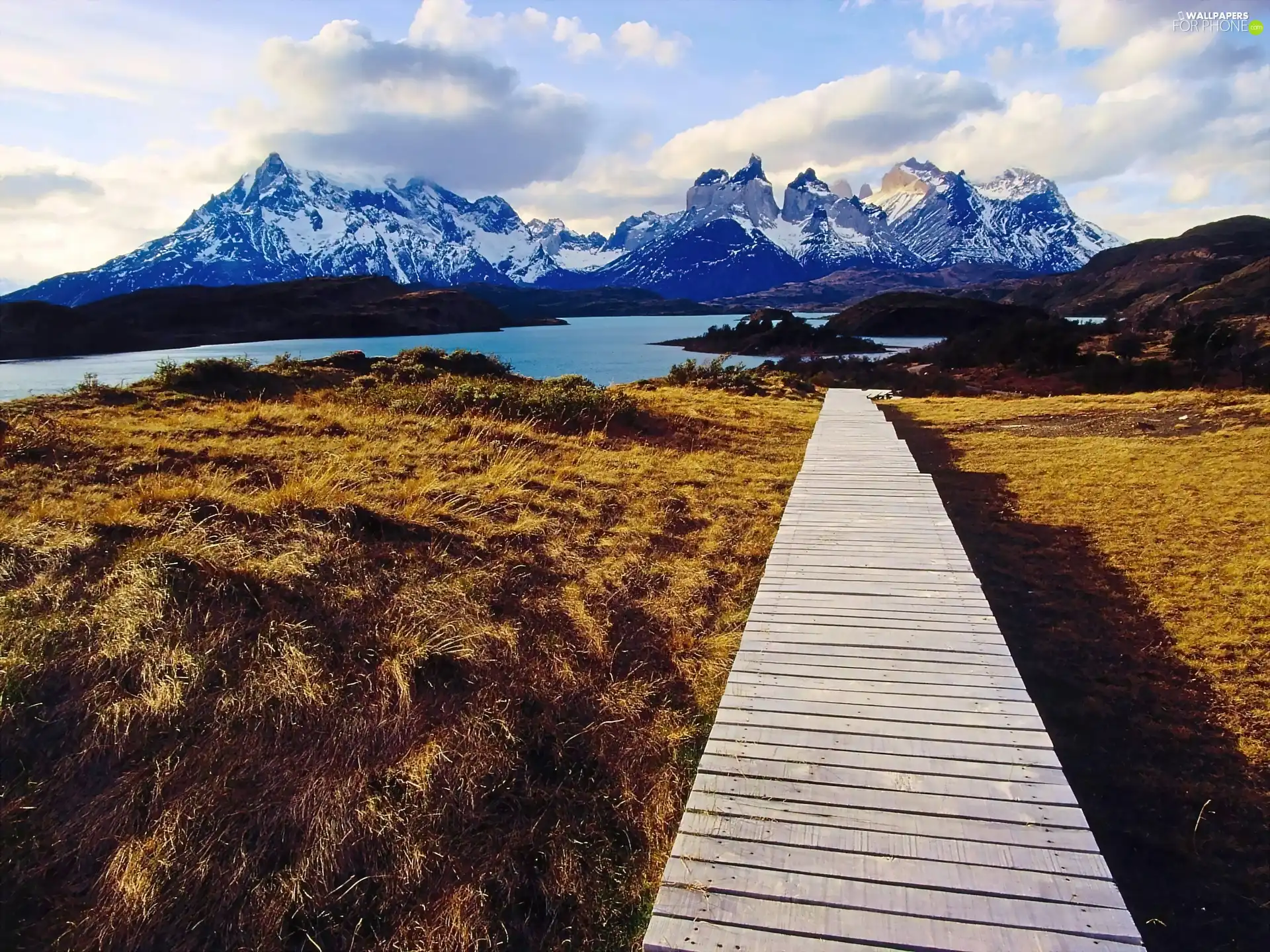 Mountains, River
